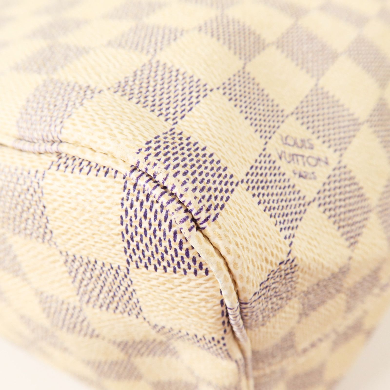 Neverfull Mm Gold Shoulder Bag White Tote Bag N 40604 — view 13