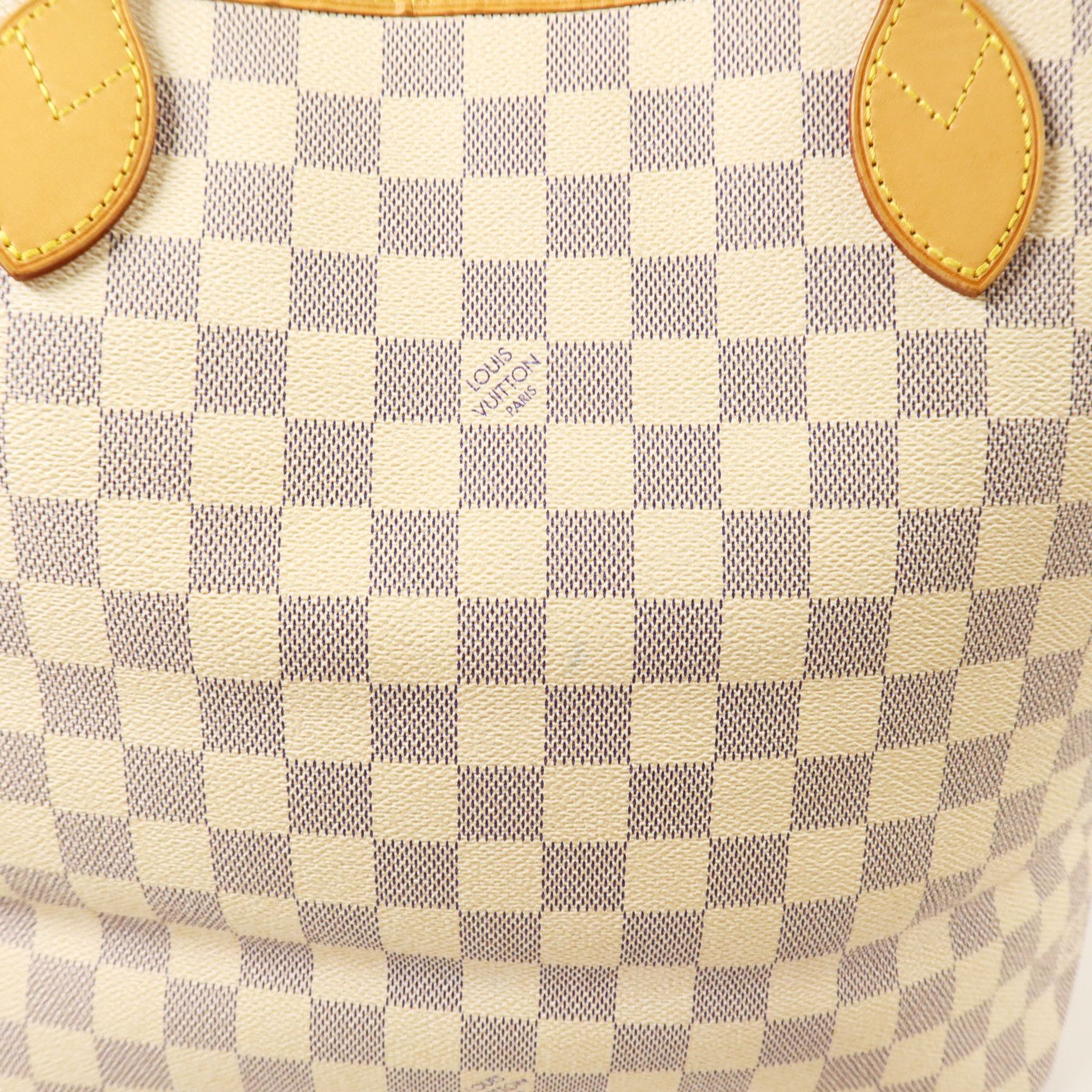 Neverfull Mm Gold Shoulder Bag White Tote Bag N 40604 — view 15