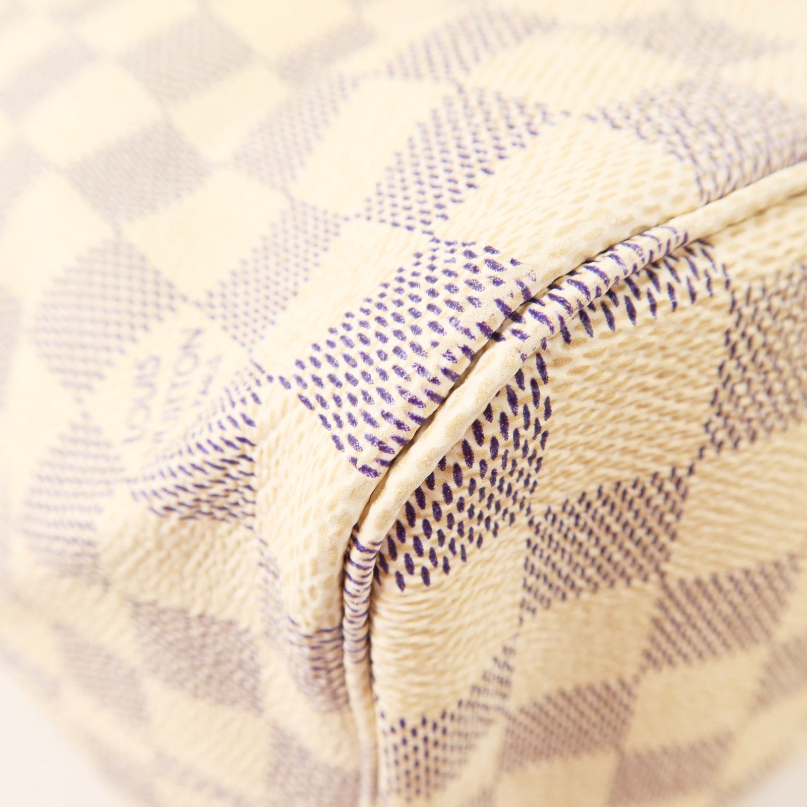 Neverfull Mm Gold Shoulder Bag White Tote Bag N 40604 — view 10