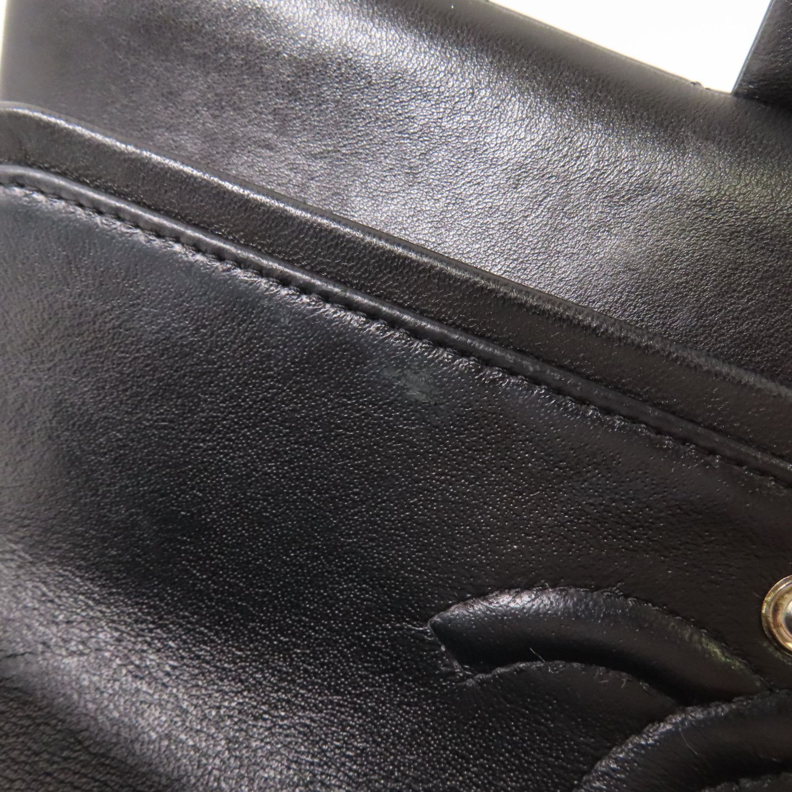Medium Classic Double Flap, Patent Calf Quilted — view 20