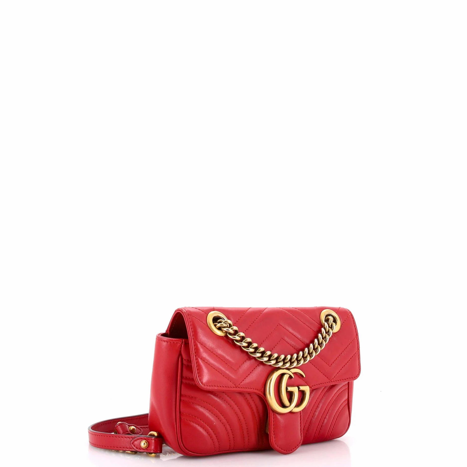 Gg Marmont Flap Bag Matelasse Leather Mini — view 2