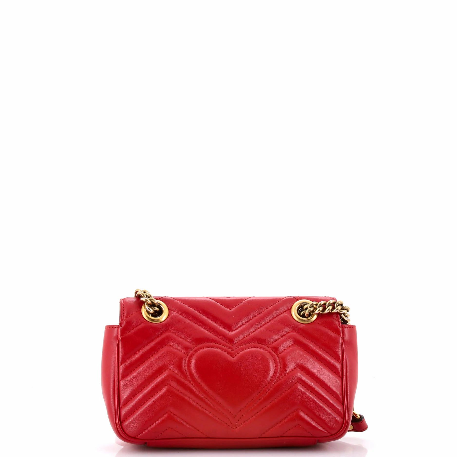 Gg Marmont Flap Bag Matelasse Leather Mini — view 3