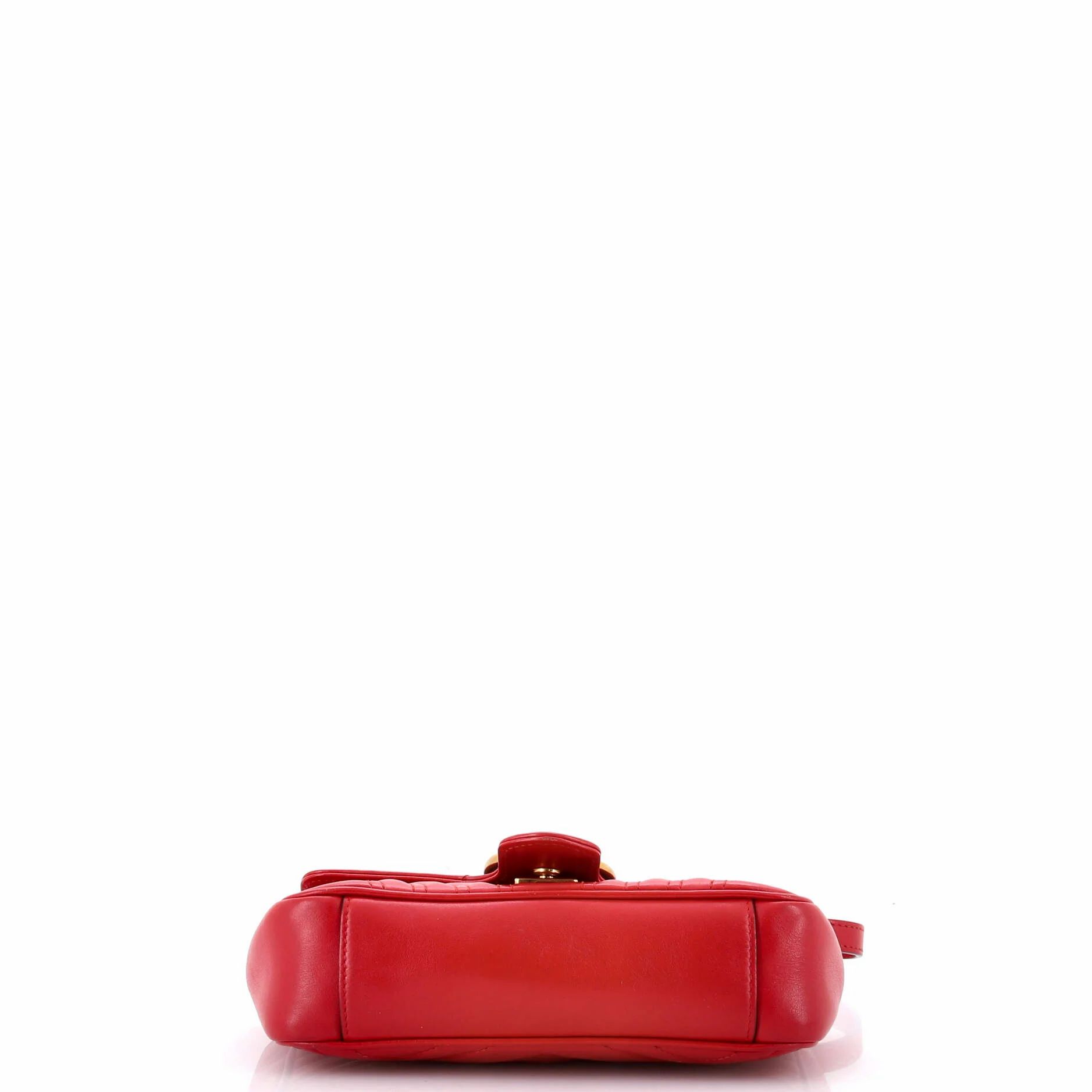 Gg Marmont Flap Bag Matelasse Leather Mini — view 4