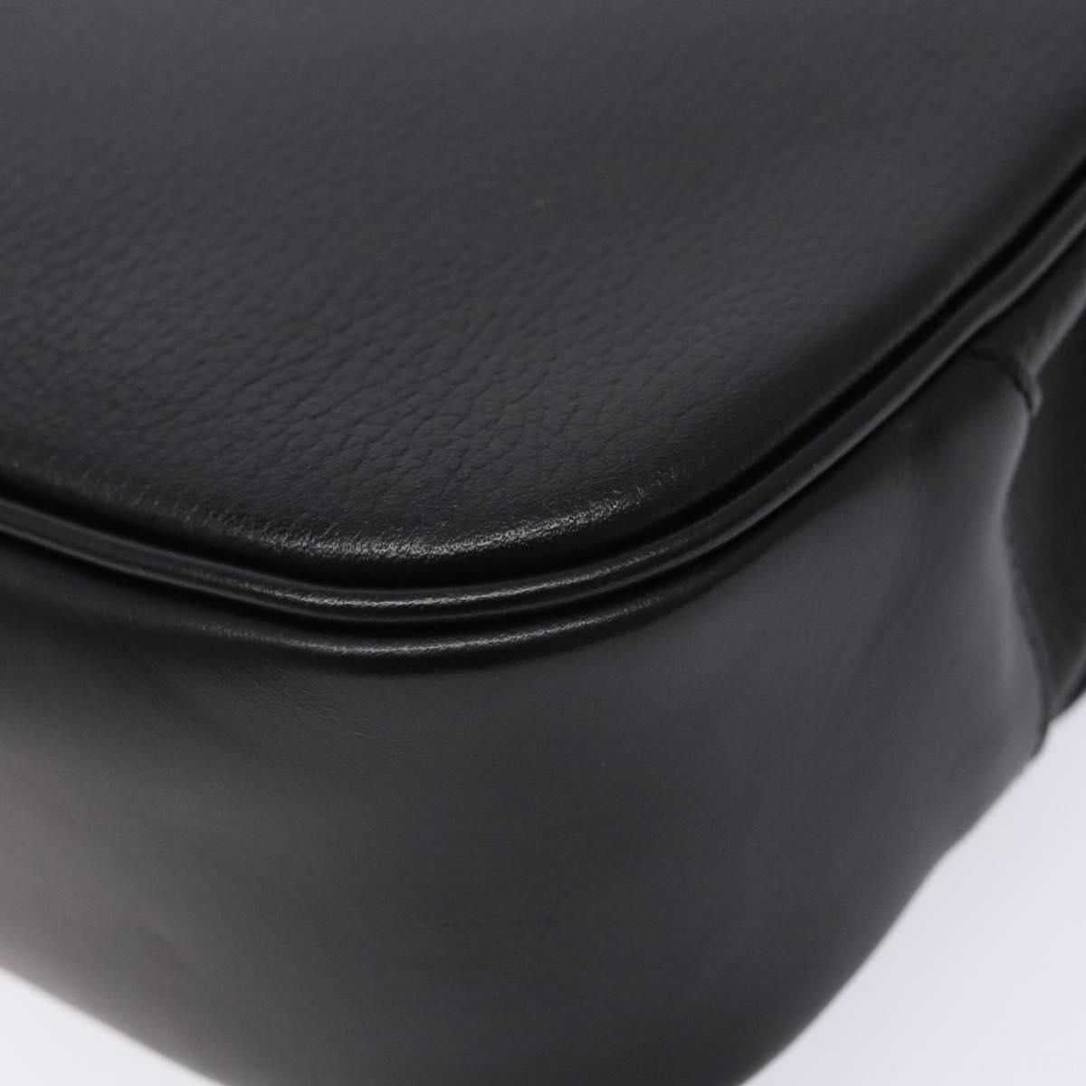 Burberrys Top Handle Black Pebbled Leather Bag — view 15