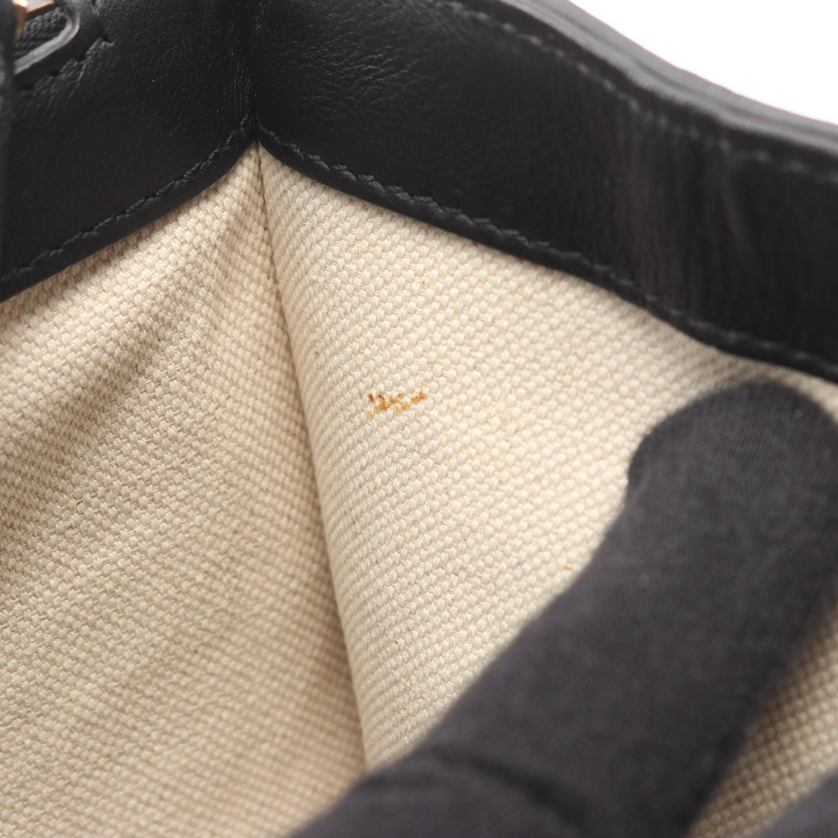 Large Dionysus Bamboo Top Handle, Moon Calfskin — view 5
