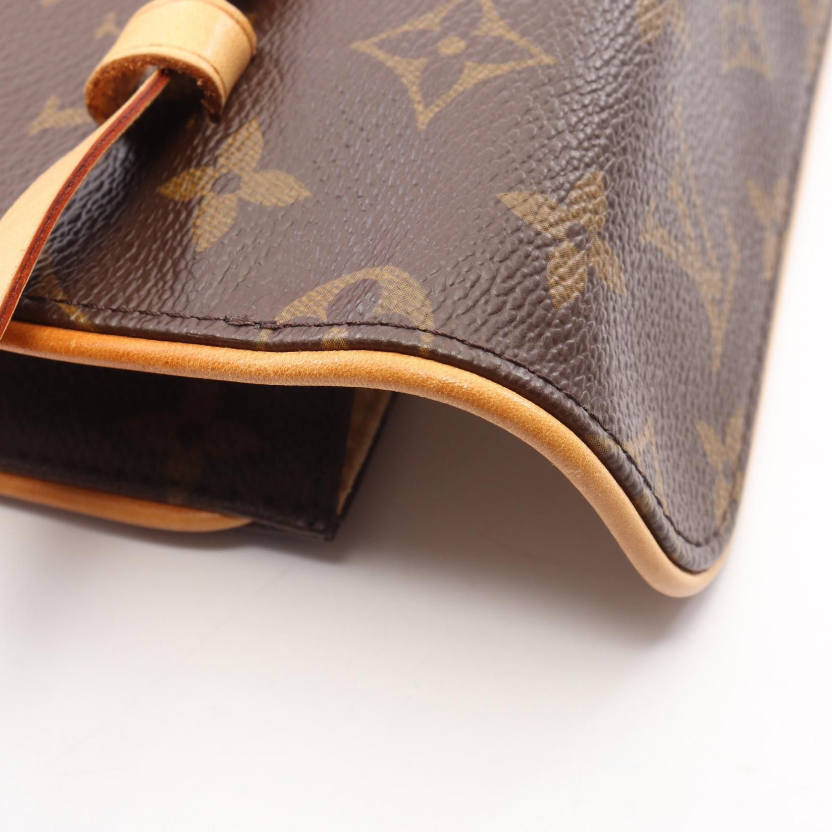 Florentine Pochette Monogram Brown Waist Bag Body Bag M 51855 — view 7