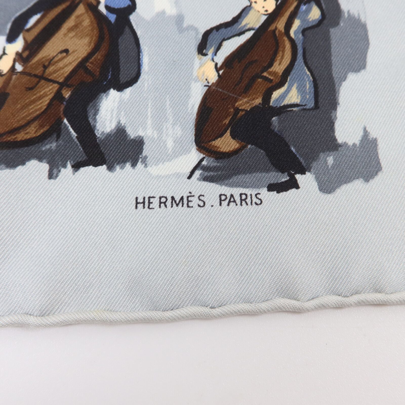 Silk Concerto Silk Pocket Square 45cm — view 6