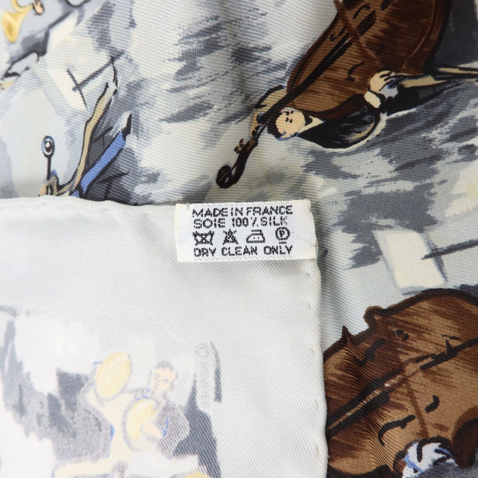 Silk Concerto Silk Pocket Square 45cm — view 8