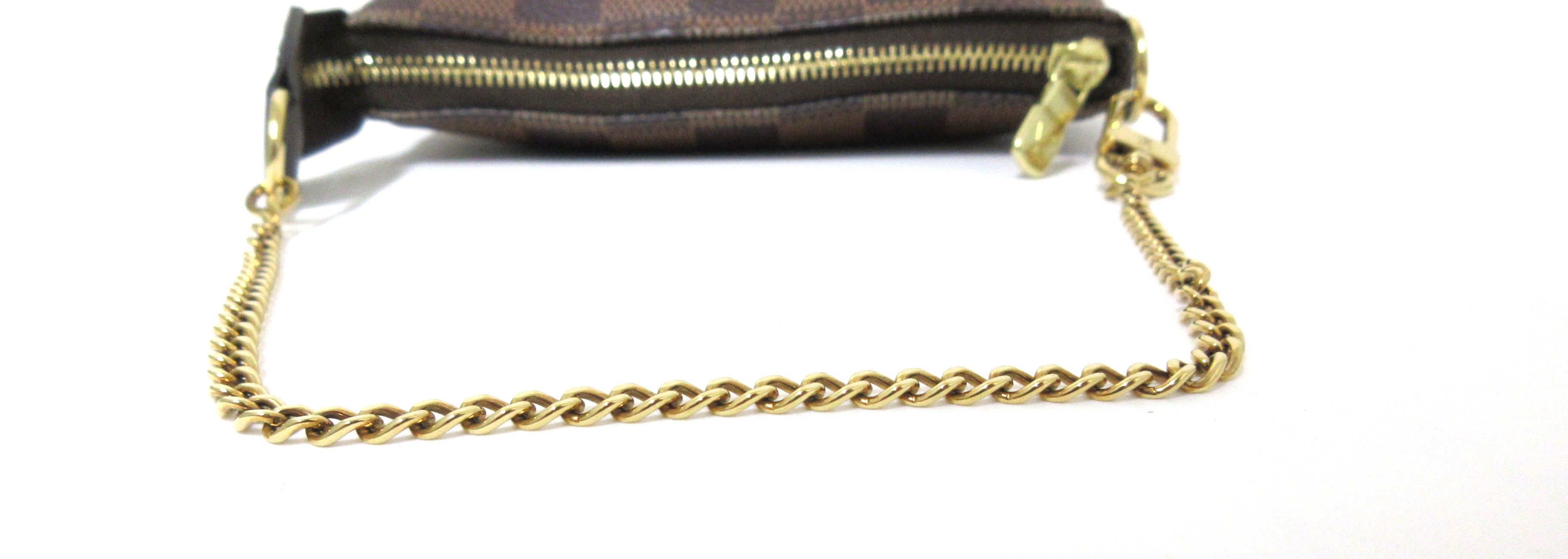 Mini Pochette Accessoires, Damier Ebene — view 7