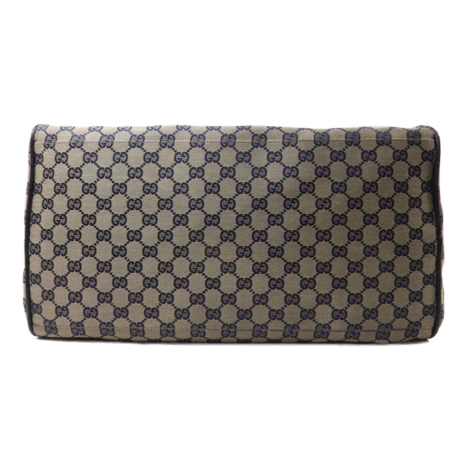 Navy Blue Web Canvas Travel Bag — view 4