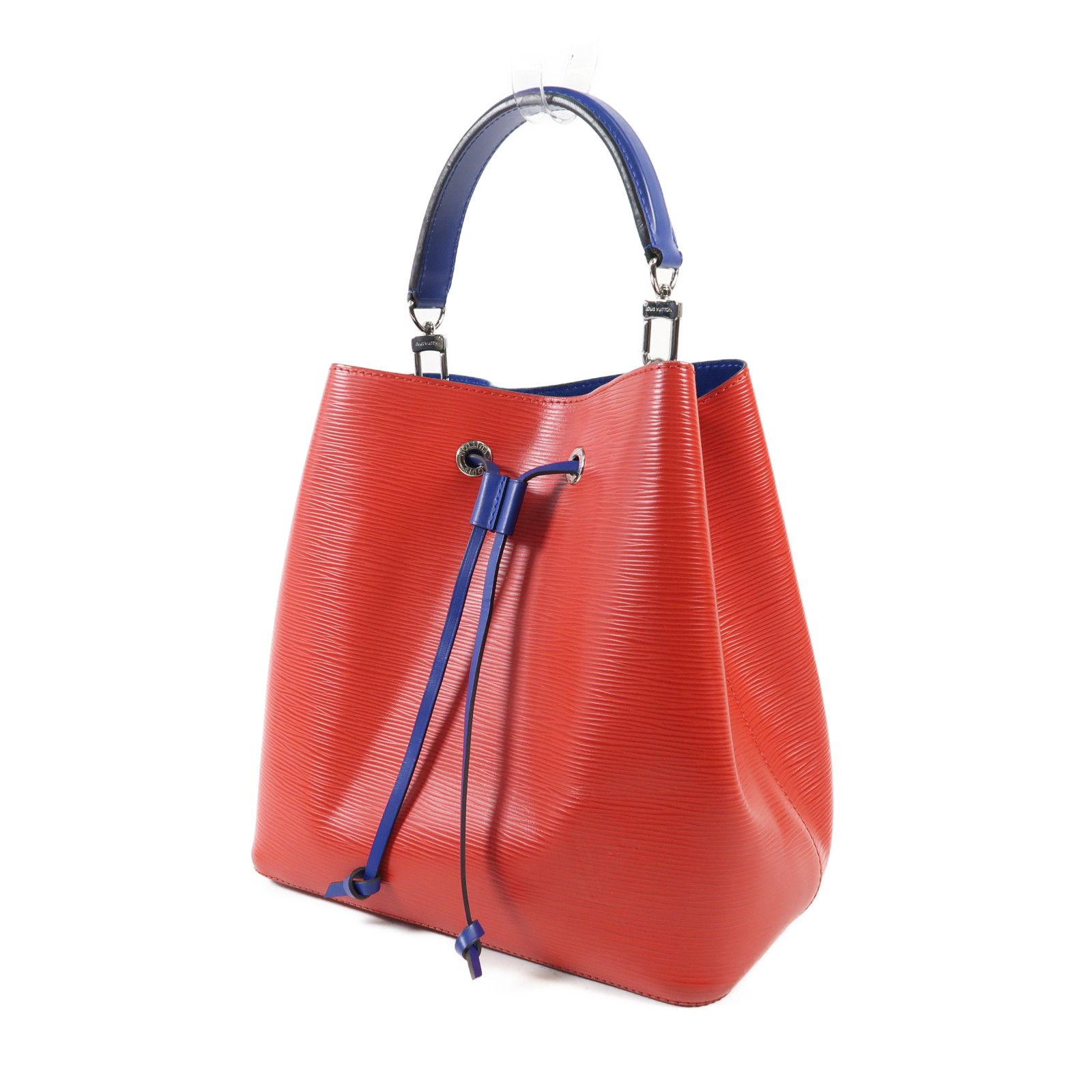Epi Neo Noe Mm Ginpaku Hand-hound Bag For Shoulders And Backs Red And Indigo Blue Red — view 3