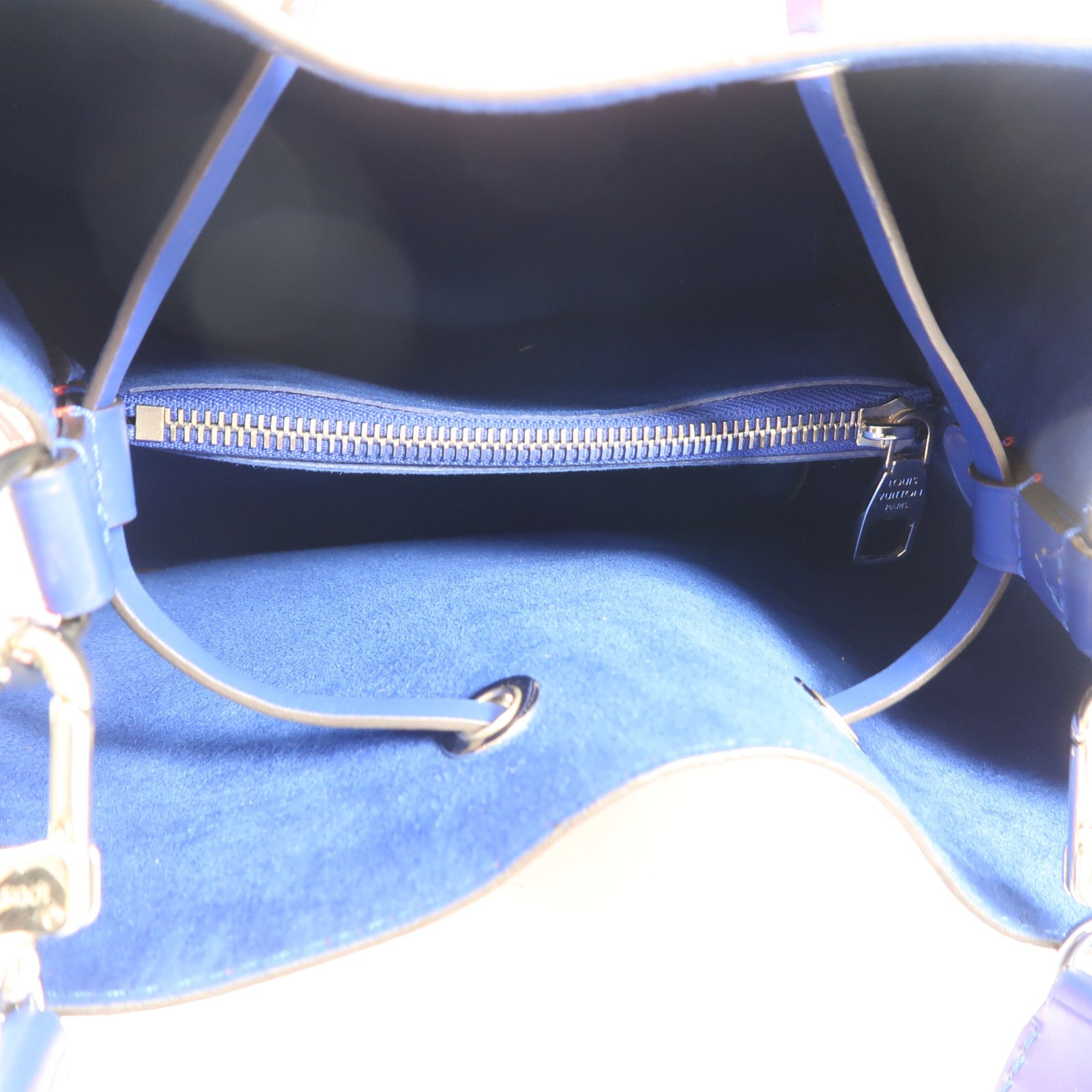 Epi Neo Noe Mm Ginpaku Hand-hound Bag For Shoulders And Backs Red And Indigo Blue Red — view 5