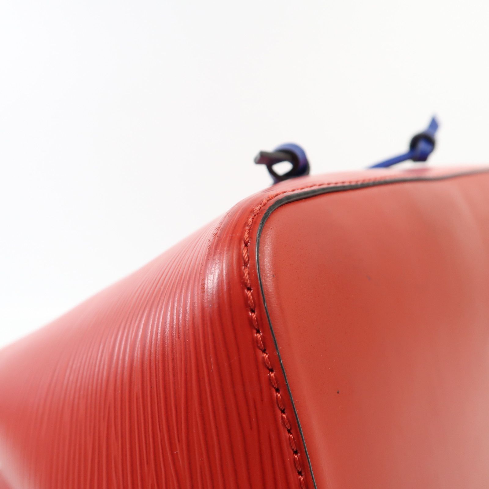 Epi Neo Noe Mm Ginpaku Hand-hound Bag For Shoulders And Backs Red And Indigo Blue Red — view 10