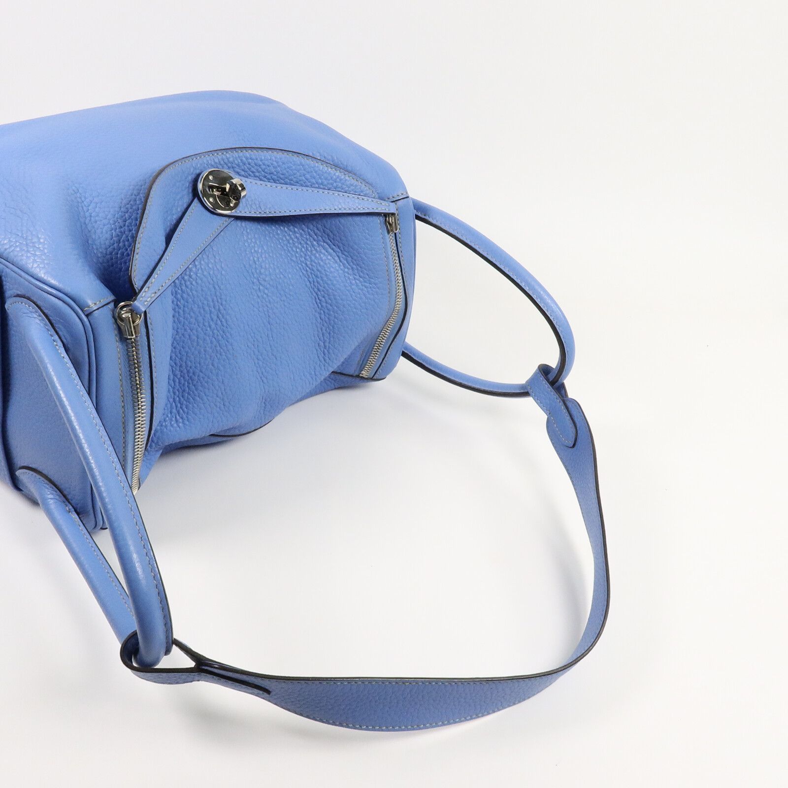 Clemence Leather Lindy 30 Blue Paradise — view 9