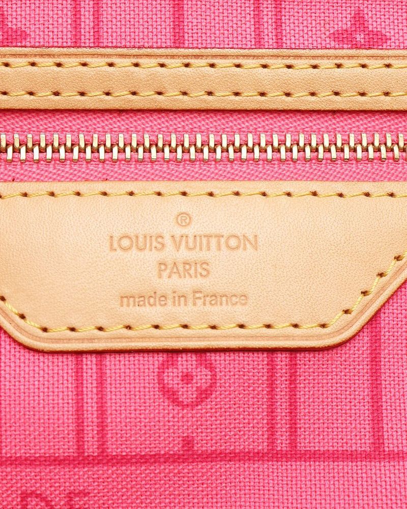 Stephen Sprouse Monogram Rose Neverfull MM Tote Bag — view 8