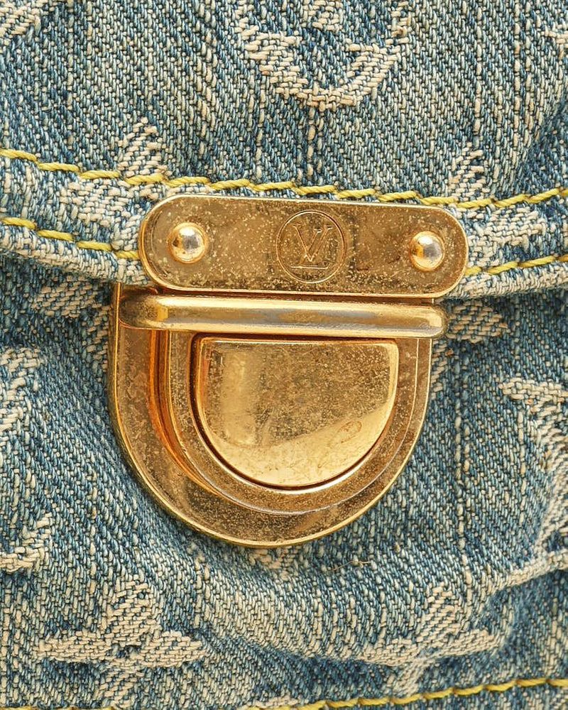 Monogram Denim Baggy PM Bag — view 15