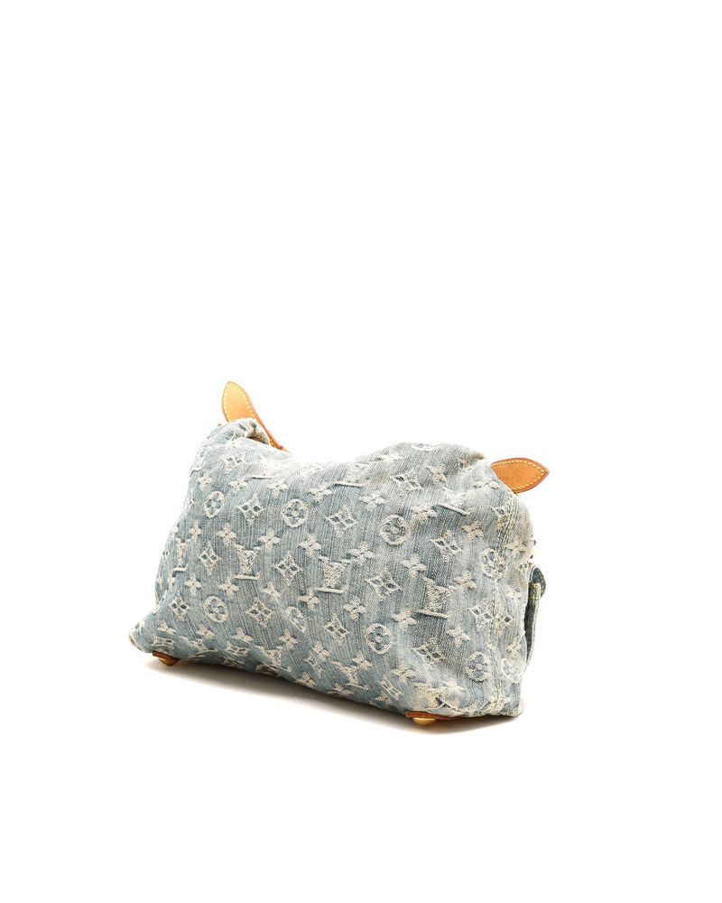 Monogram Denim Baggy PM Bag — view 7