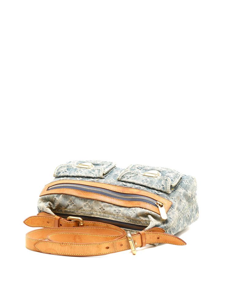 Monogram Denim Baggy PM Bag — view 8