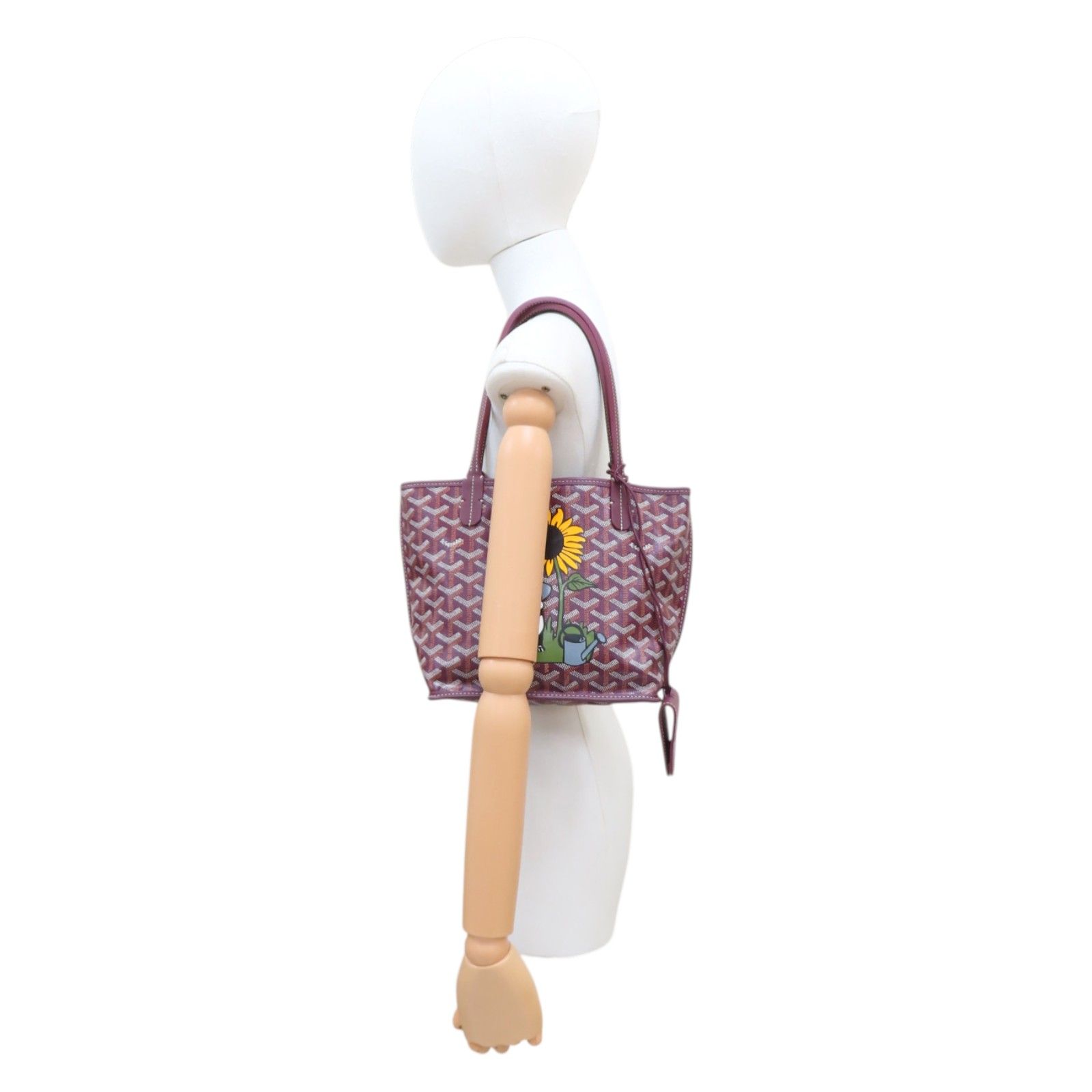 Anjou Mini Tote w/Sunflower Print — view 13