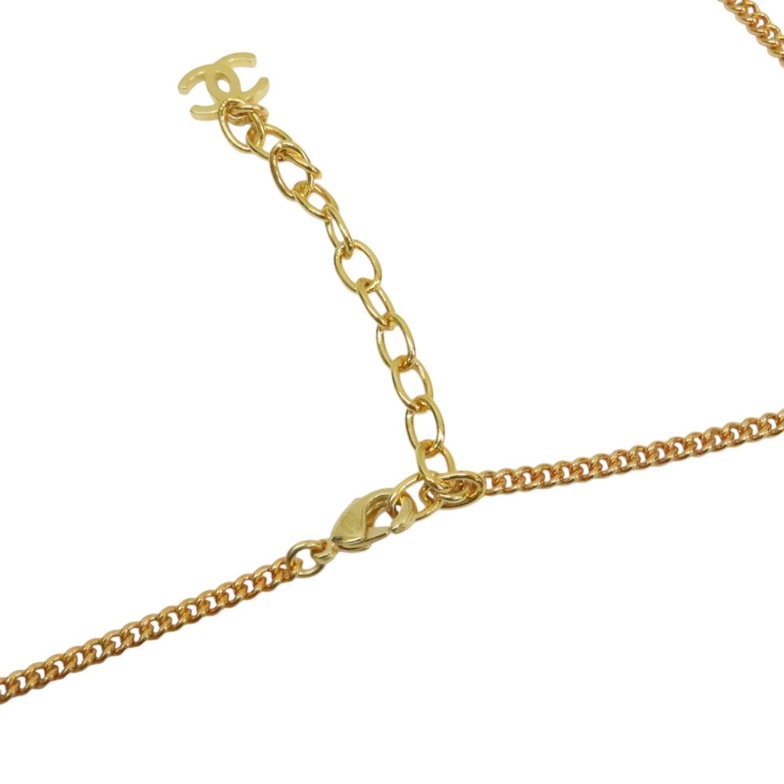 Crystal Pearl CC Africa Pendant Necklace 2023 — view 4