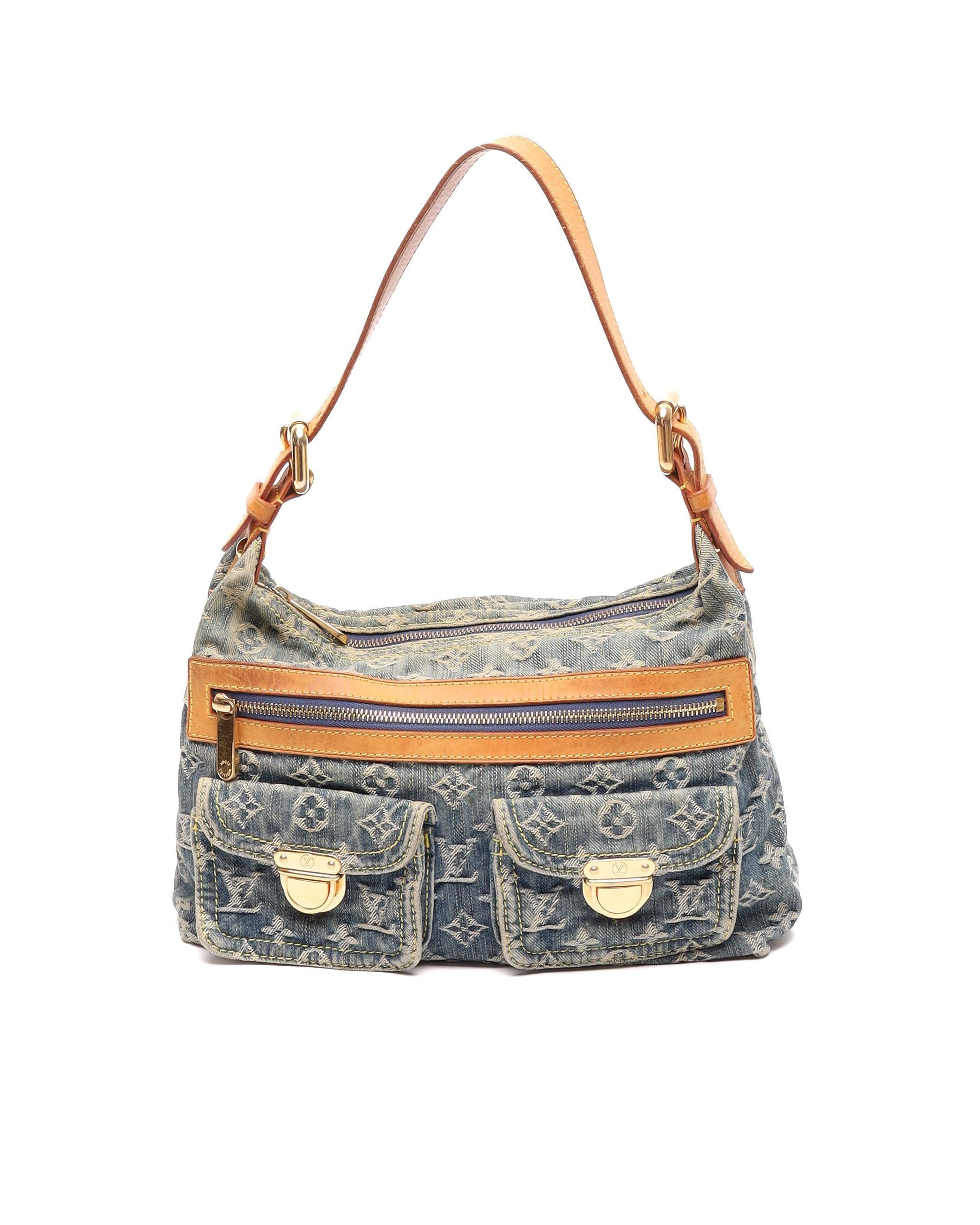 Monogram Denim Baggy PM Bag