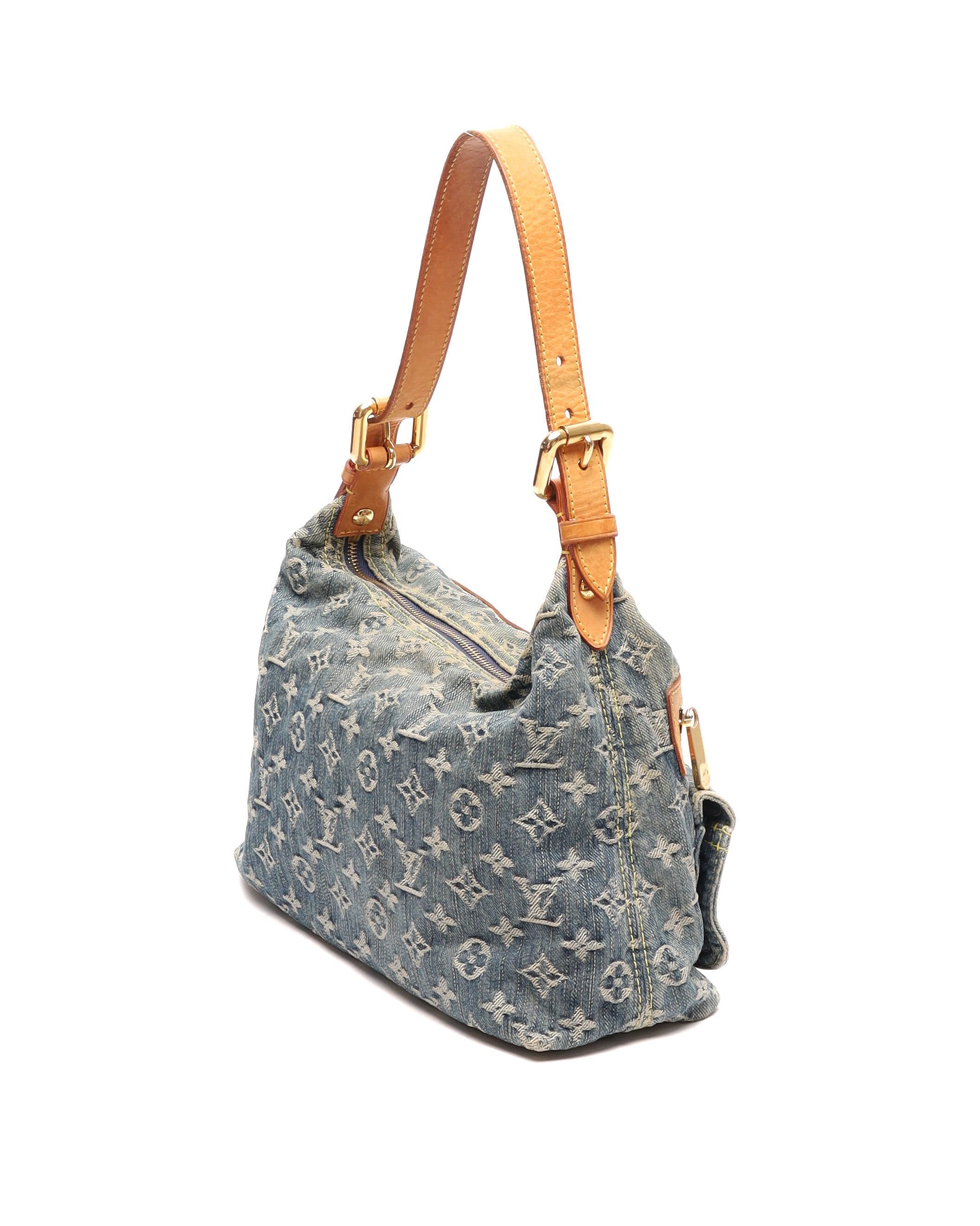 Monogram Denim Baggy PM Bag — view 2