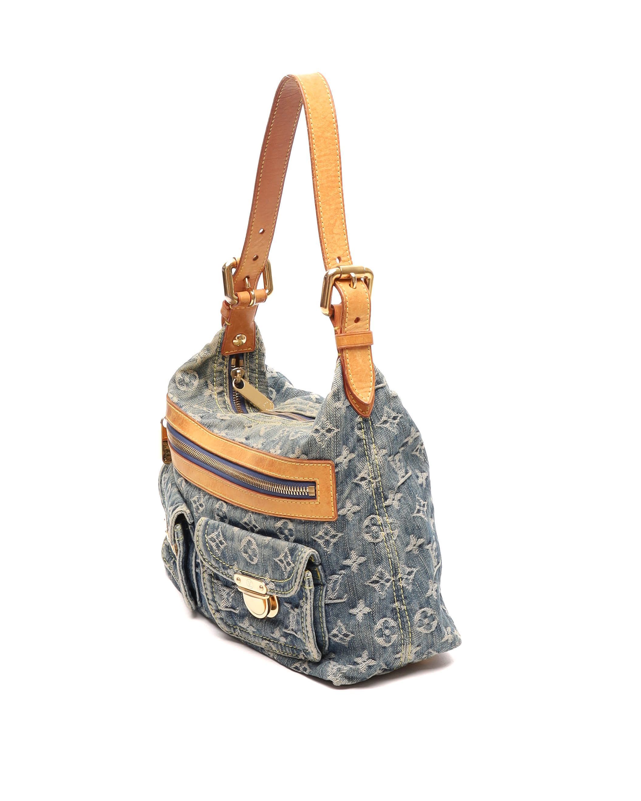 Monogram Denim Baggy PM Bag — view 3