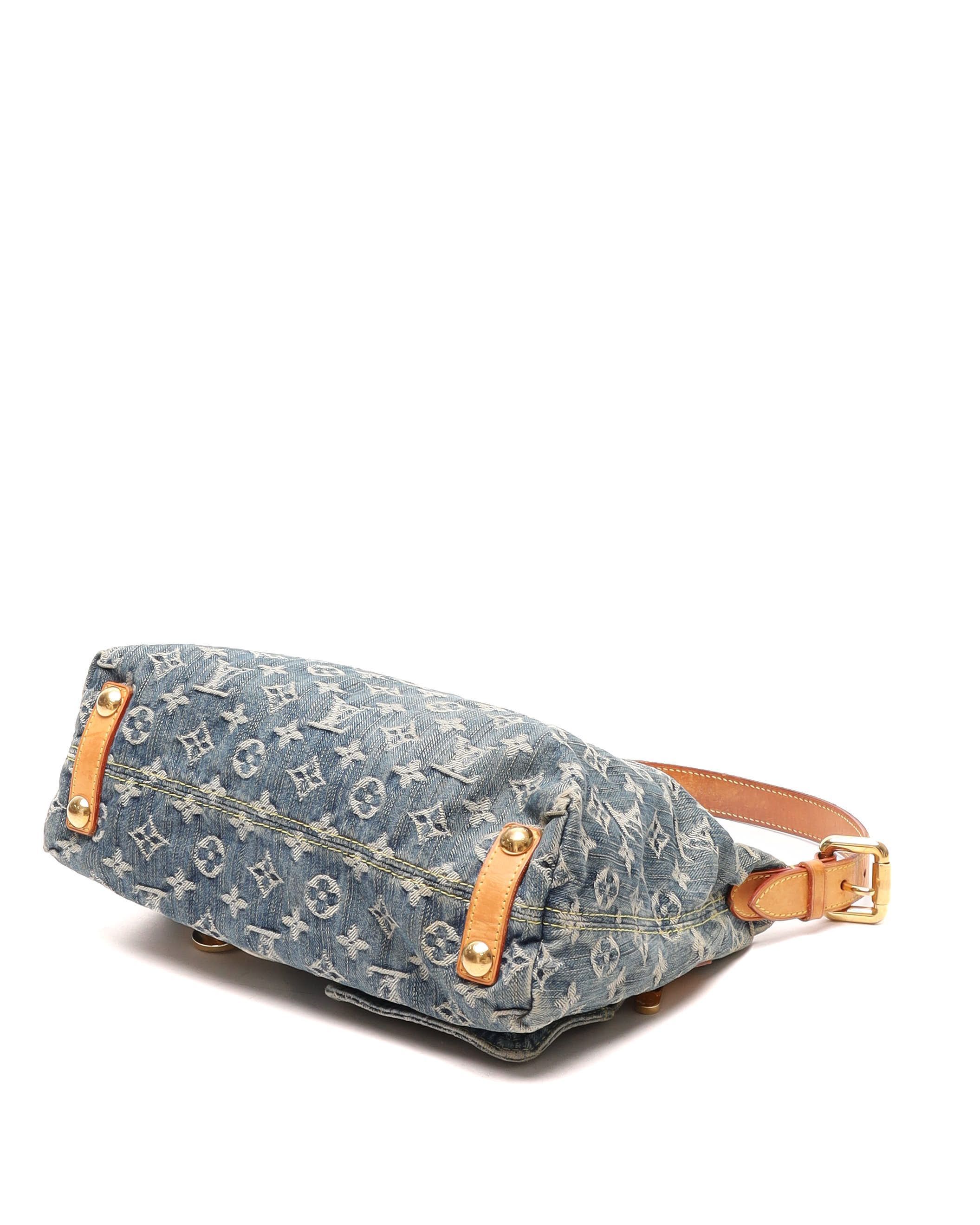 Monogram Denim Baggy PM Bag — view 5