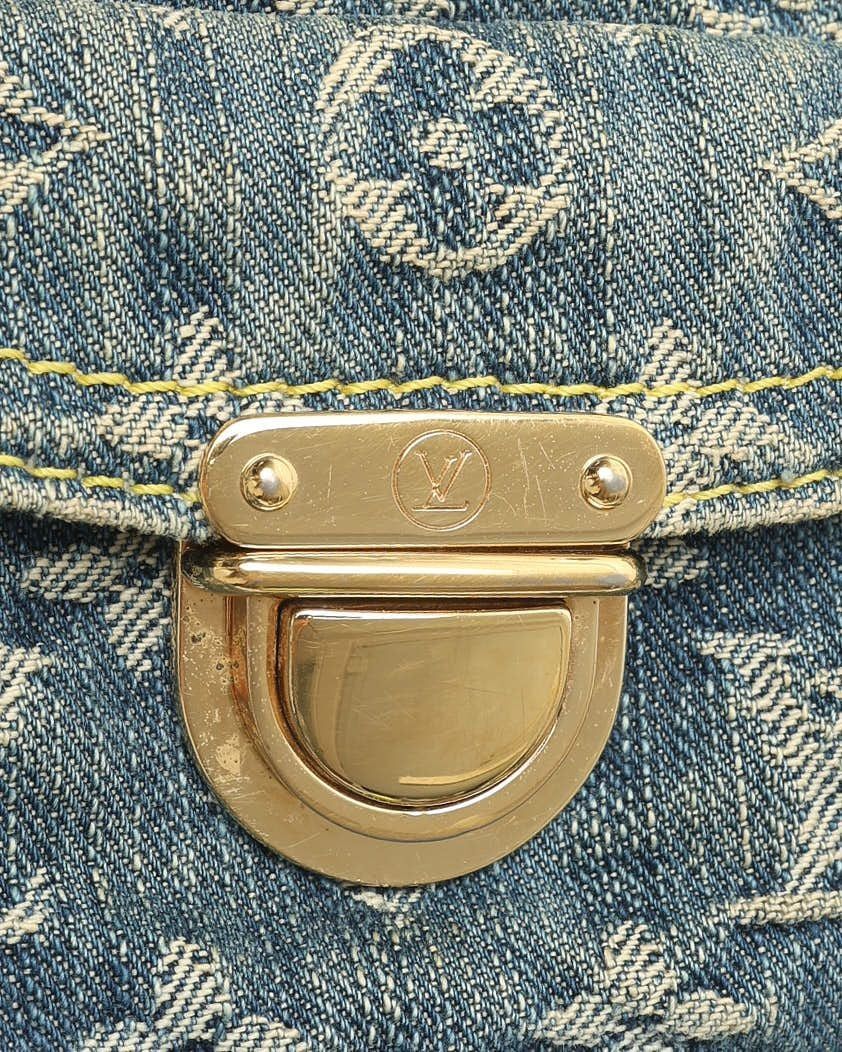 Monogram Denim Baggy PM Bag — view 6