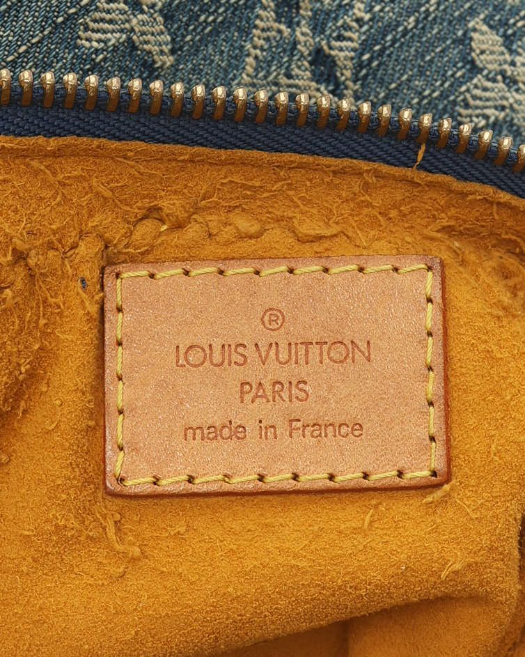 Monogram Denim Baggy PM Bag — view 7