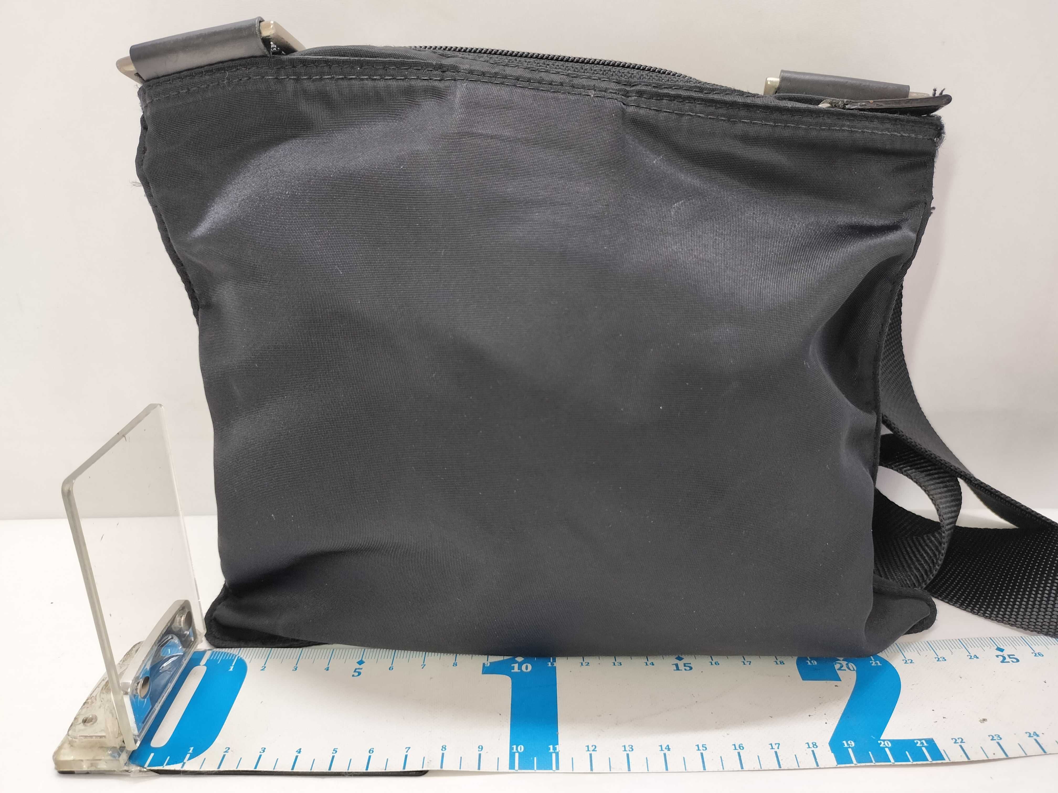 Nylon Shoulder Bag Black — view 2