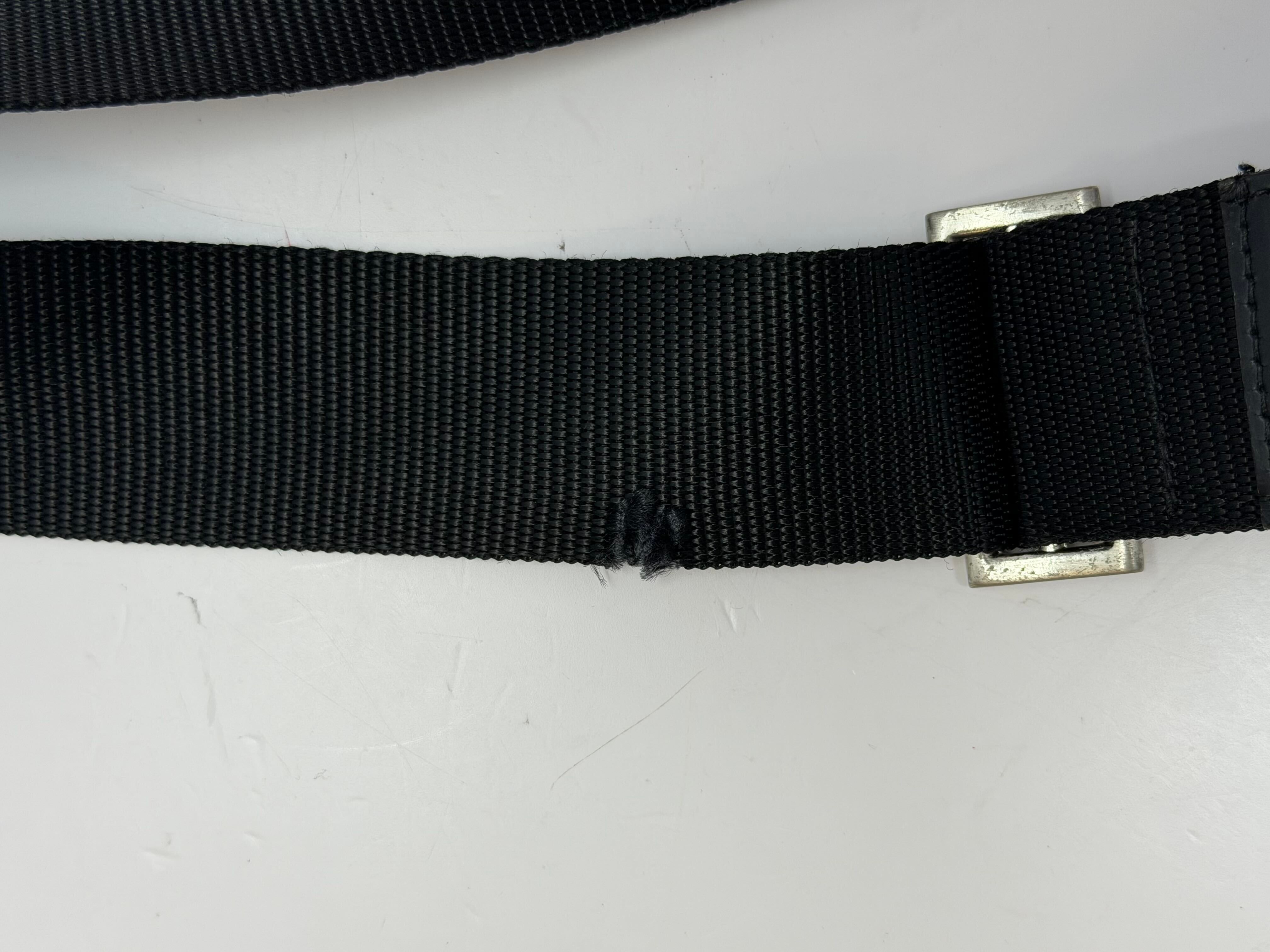 Nylon Shoulder Bag Black — view 3