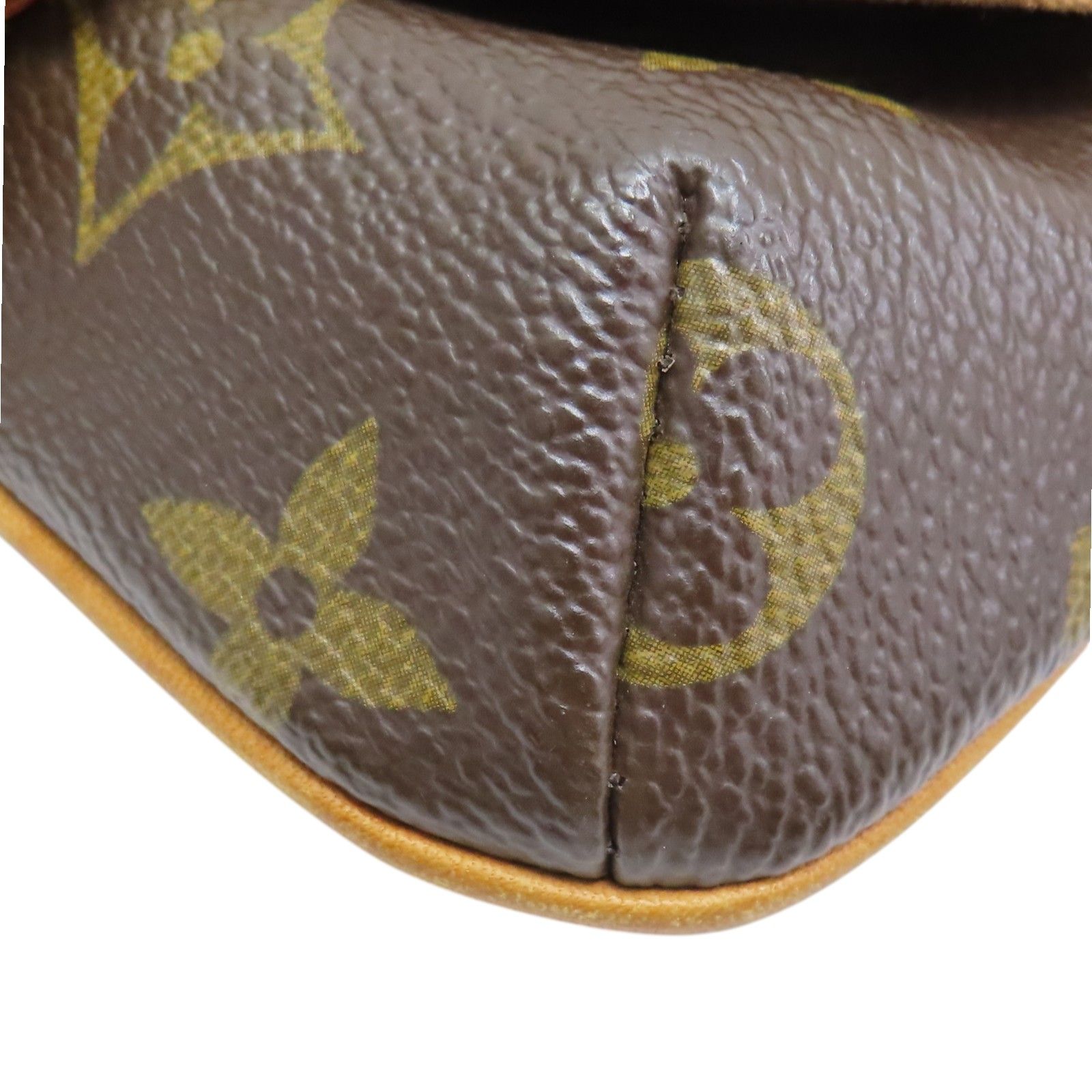Brown Shoulder Belt Bag M 51157, Brown — view 11