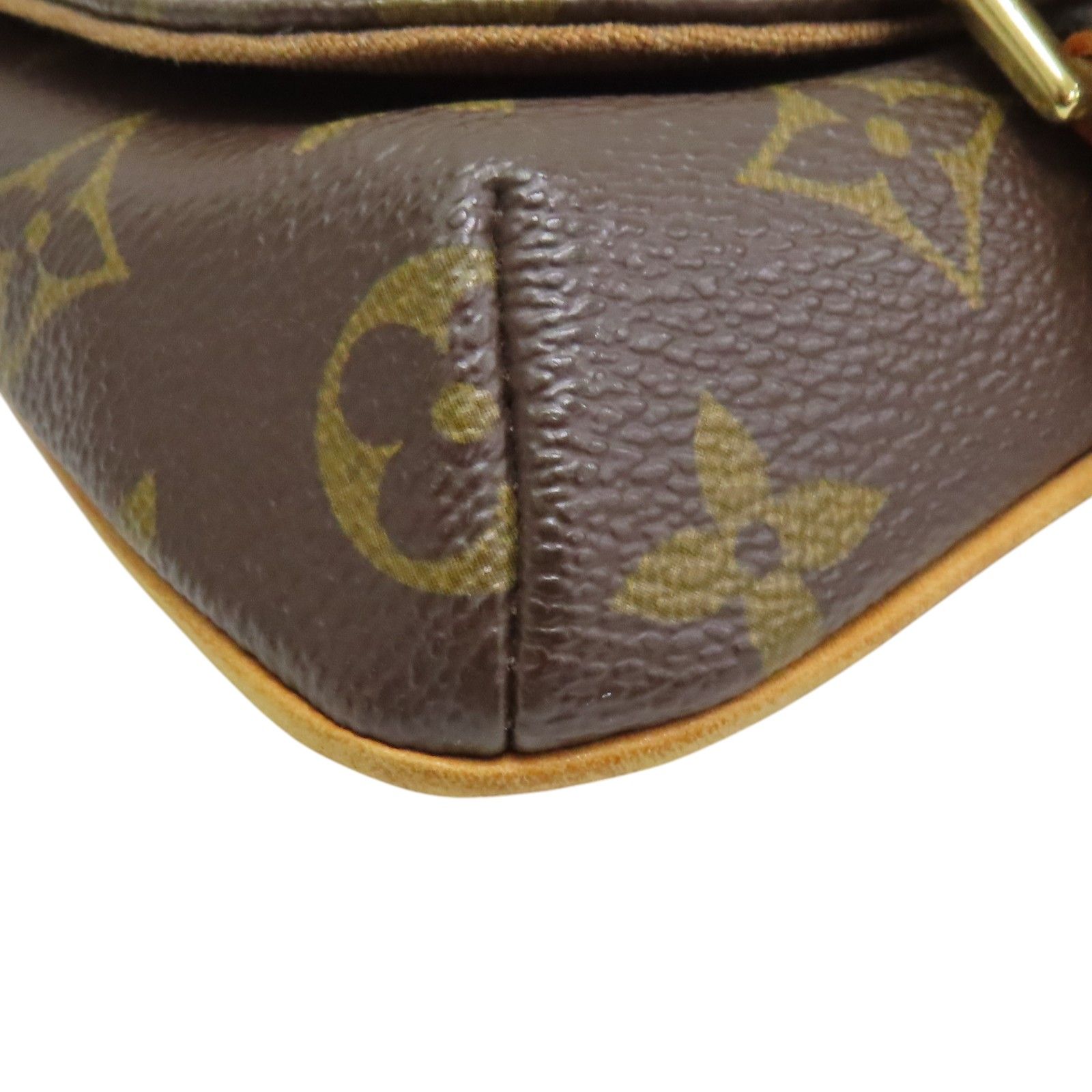 Brown Shoulder Belt Bag M 51157, Brown — view 12