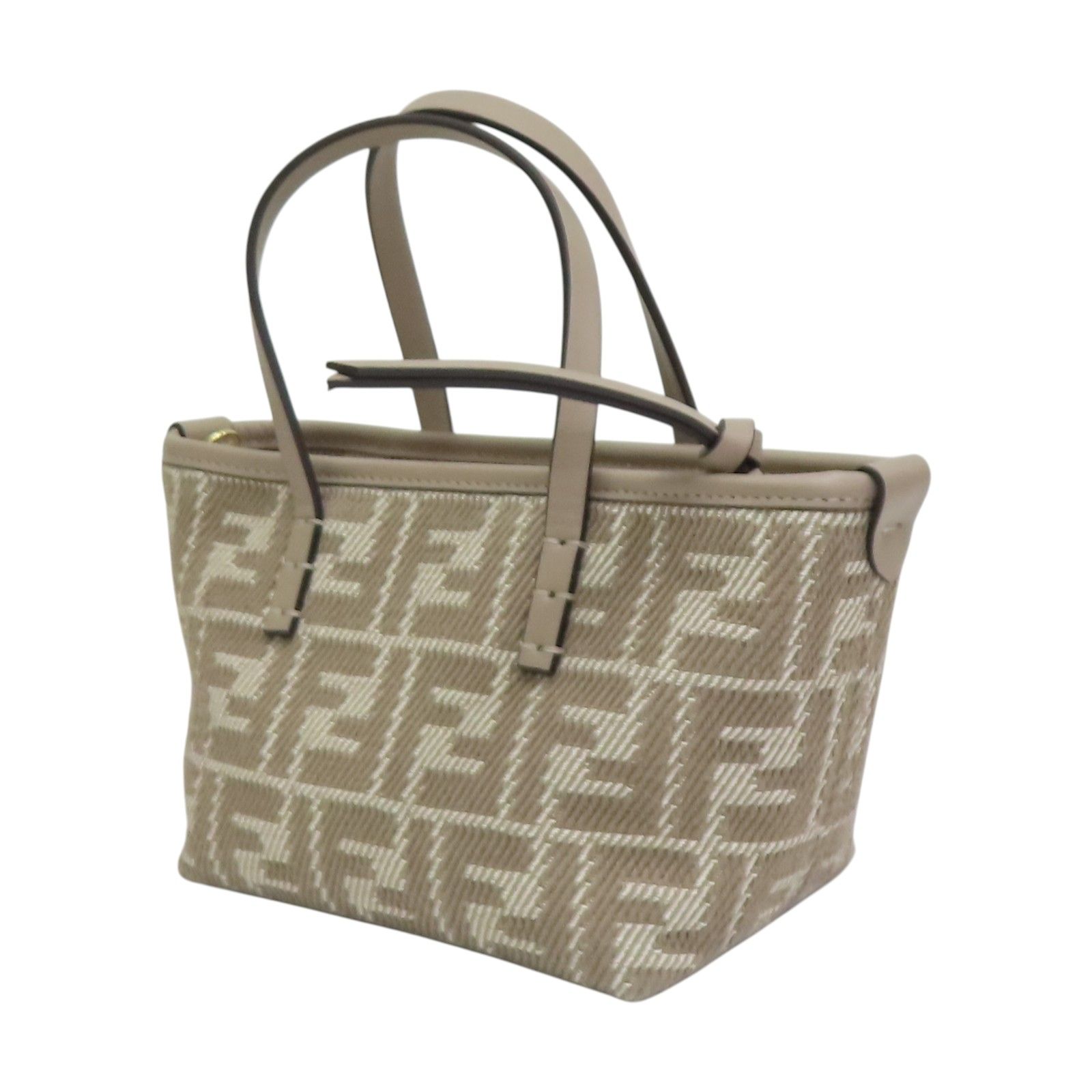 Mini FF Logo Roll Handbag w/Detachable Strap — view 3