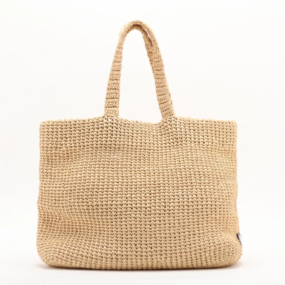 Yarn Raffia Embroidered Tote — view 2