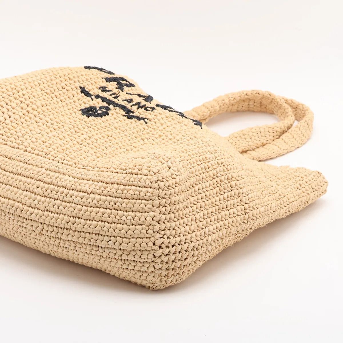 Yarn Raffia Embroidered Tote — view 3