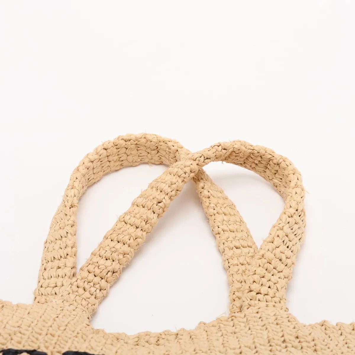Yarn Raffia Embroidered Tote — view 6