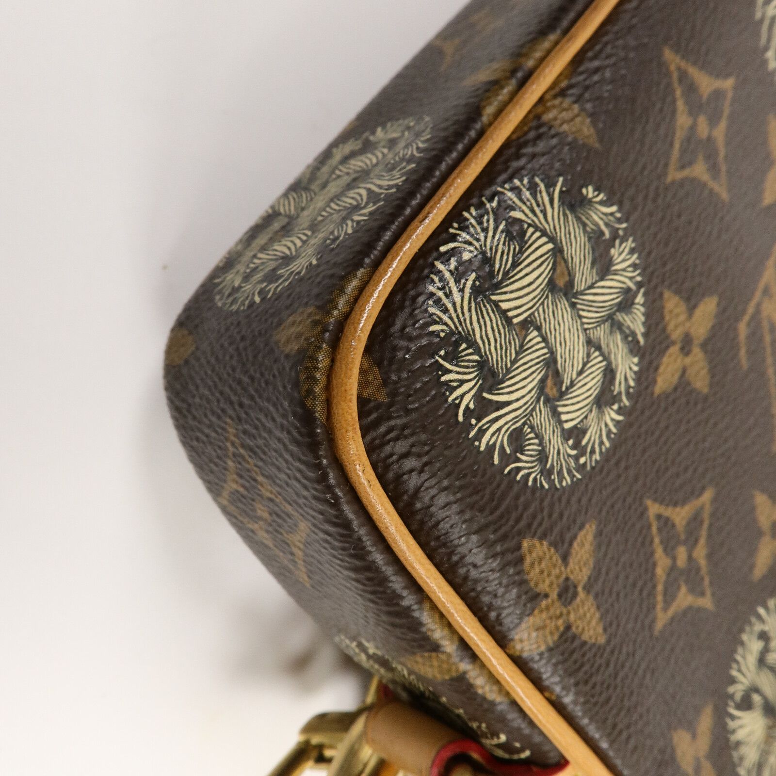 Monogram Pochette Volca X Christopher Nemeth Hands Brown Business Bag Clutch Bag — view 13