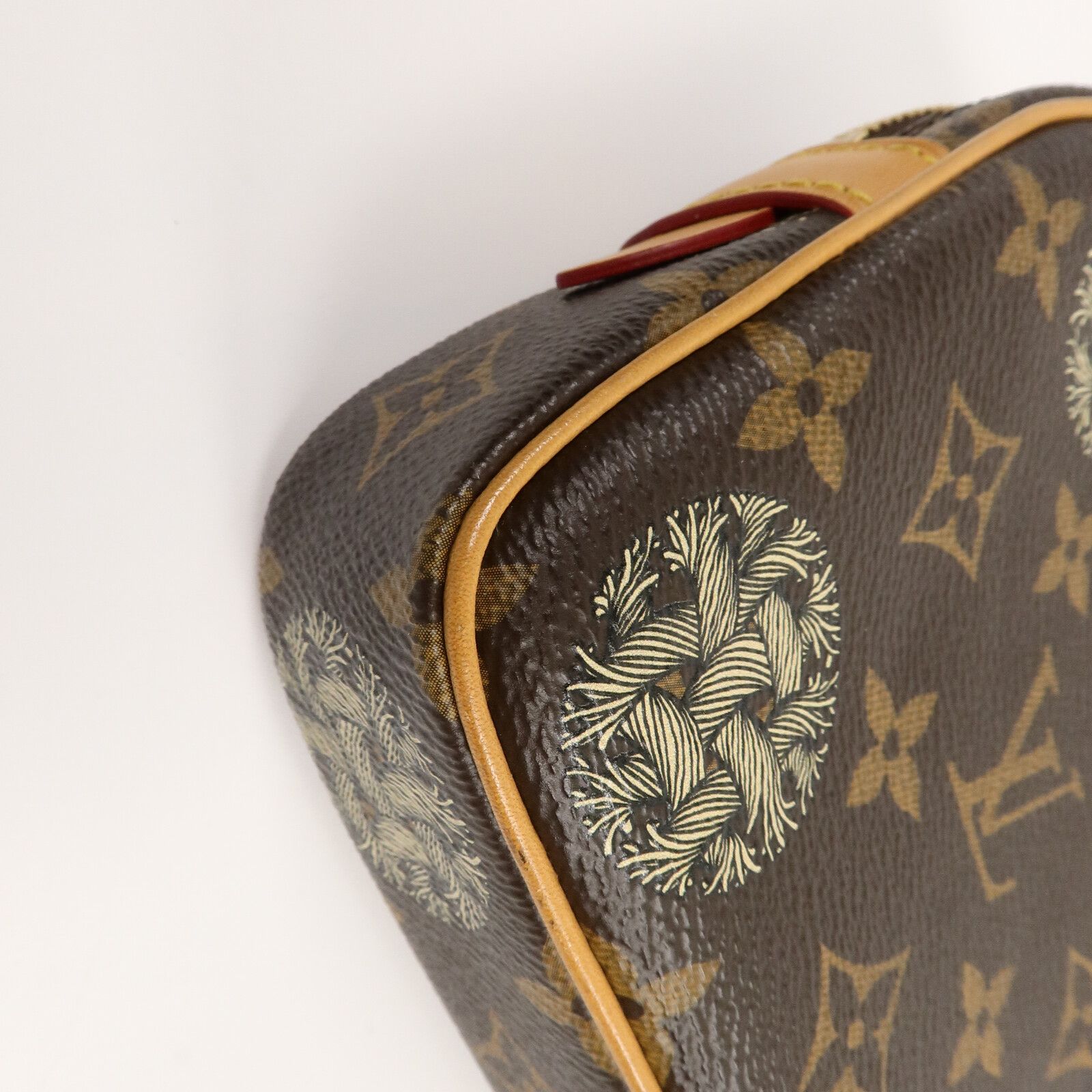 Monogram Pochette Volca X Christopher Nemeth Hands Brown Business Bag Clutch Bag — view 14
