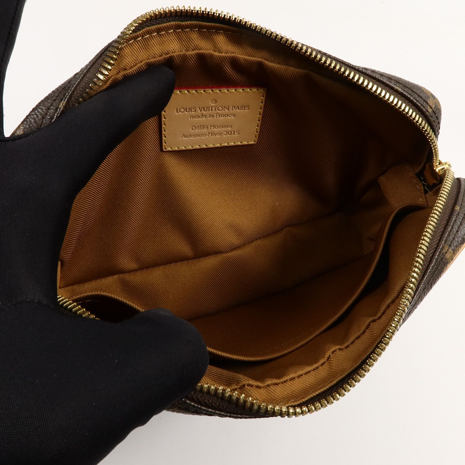 Monogram Pochette Volca X Christopher Nemeth Hands Brown Business Bag Clutch Bag — view 5
