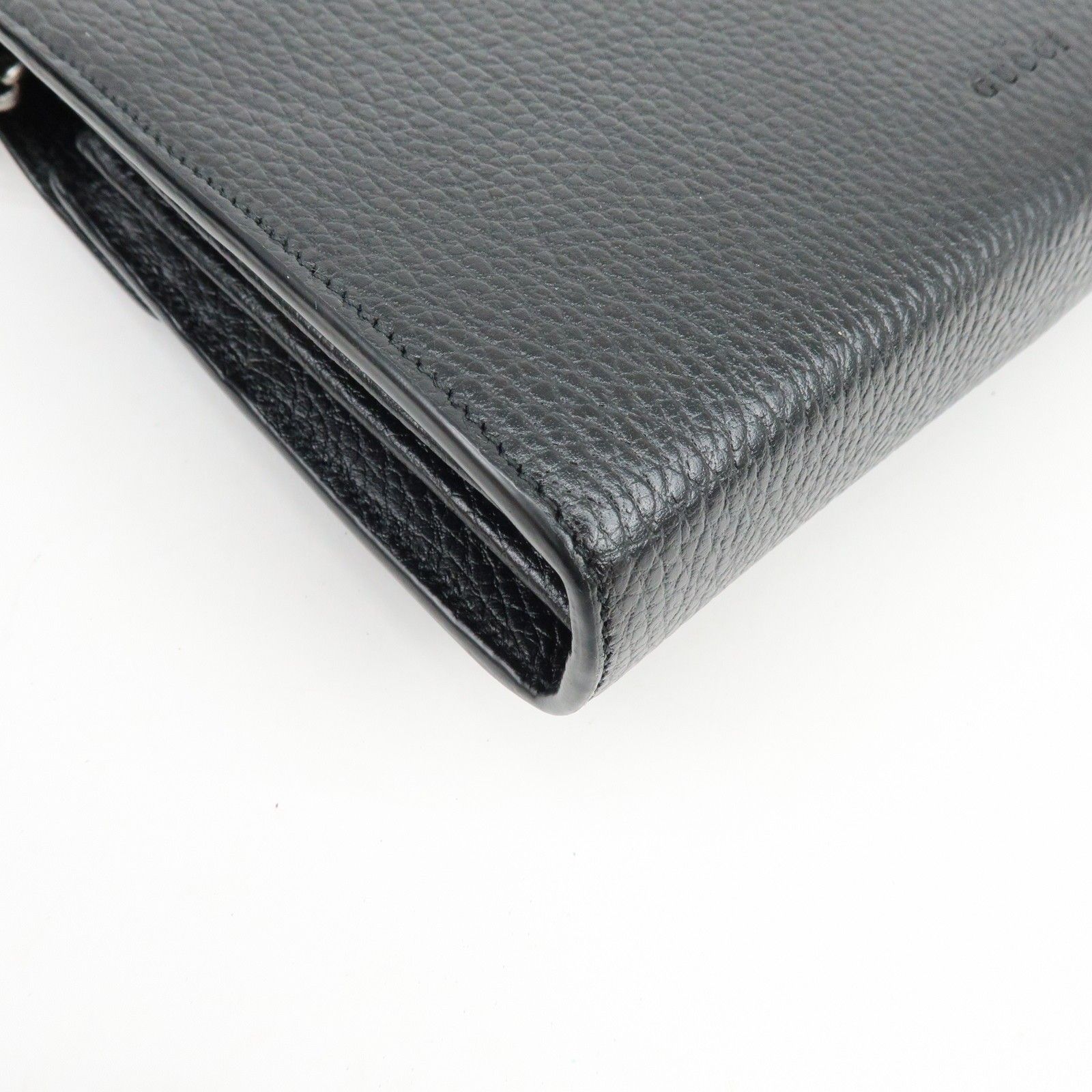 Dionysus Leather Chain Wallet Shoulder Bag Black 401231 — view 9