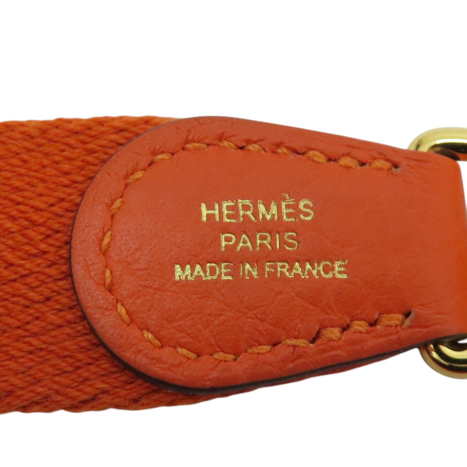 Mini Evelyne Shoulder Bag Togo Leather 8v Orange Poppy B Stamp H 069426cc — view 6