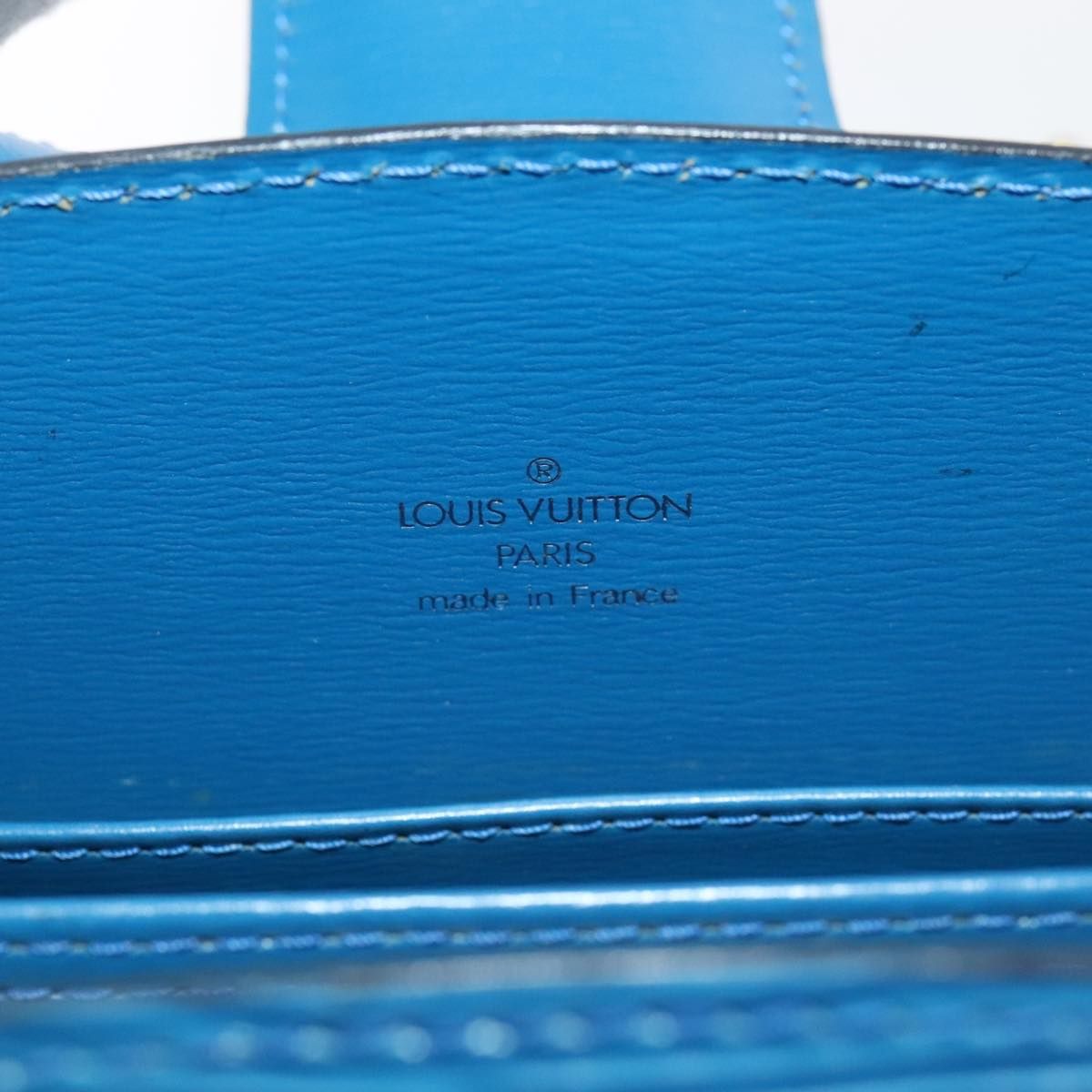 Capuchin Shoulder Bag Blue M 52345 Lv Auth, Blue — view 19