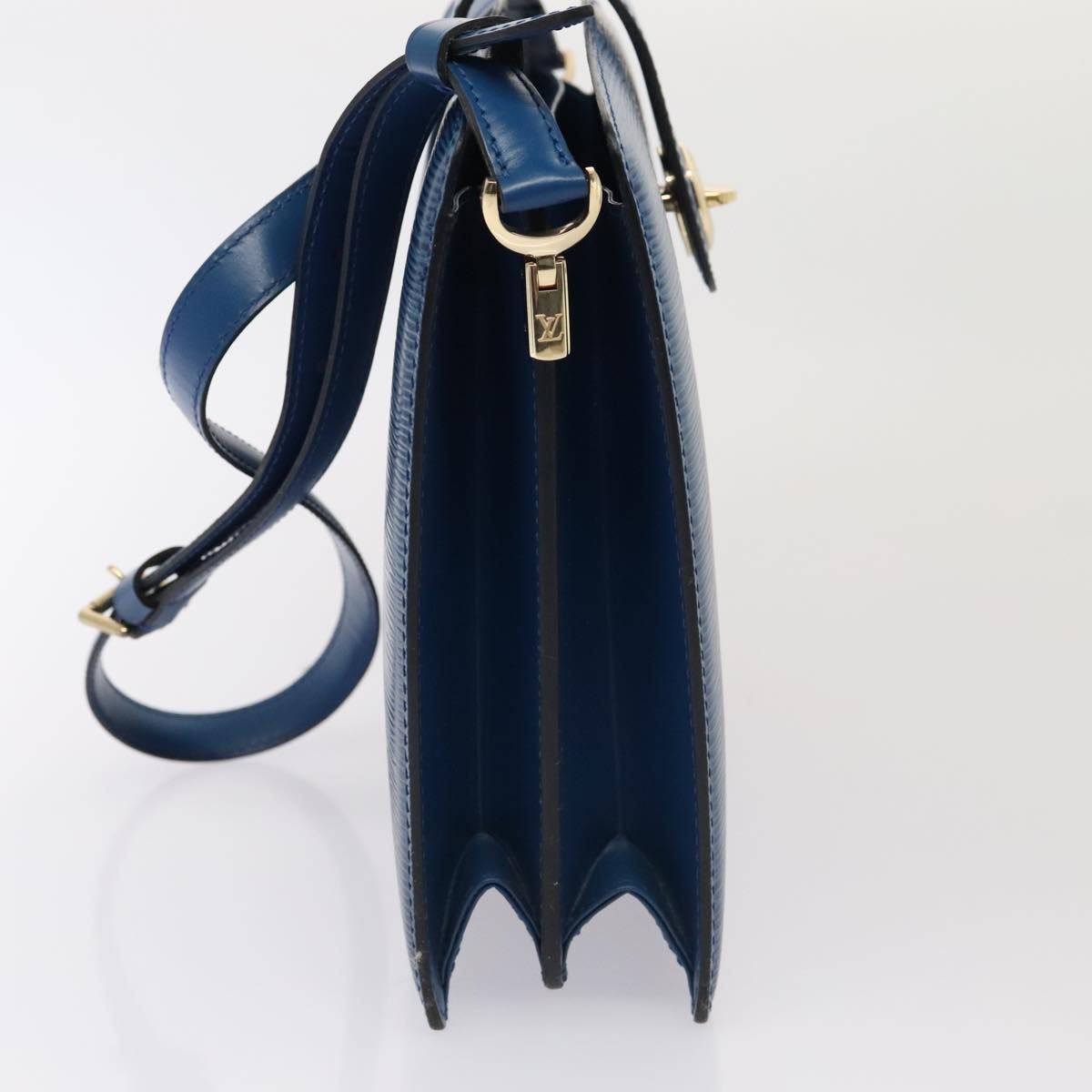Capuchin Shoulder Bag Blue M 52345 Lv Auth, Blue — view 4