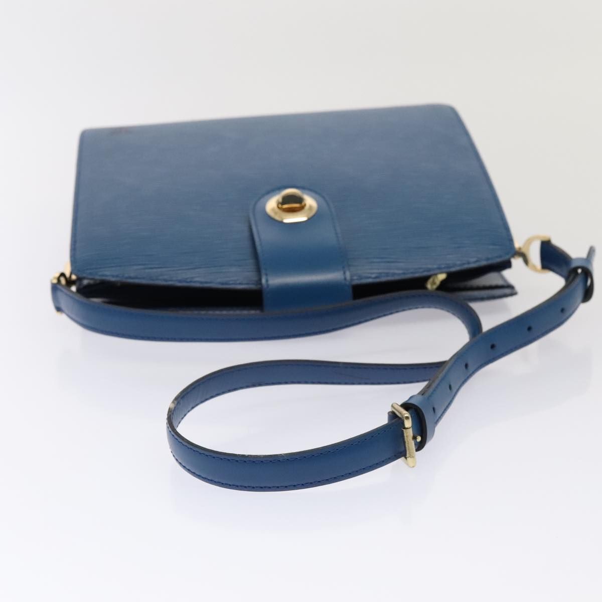 Capuchin Shoulder Bag Blue M 52345 Lv Auth, Blue — view 7