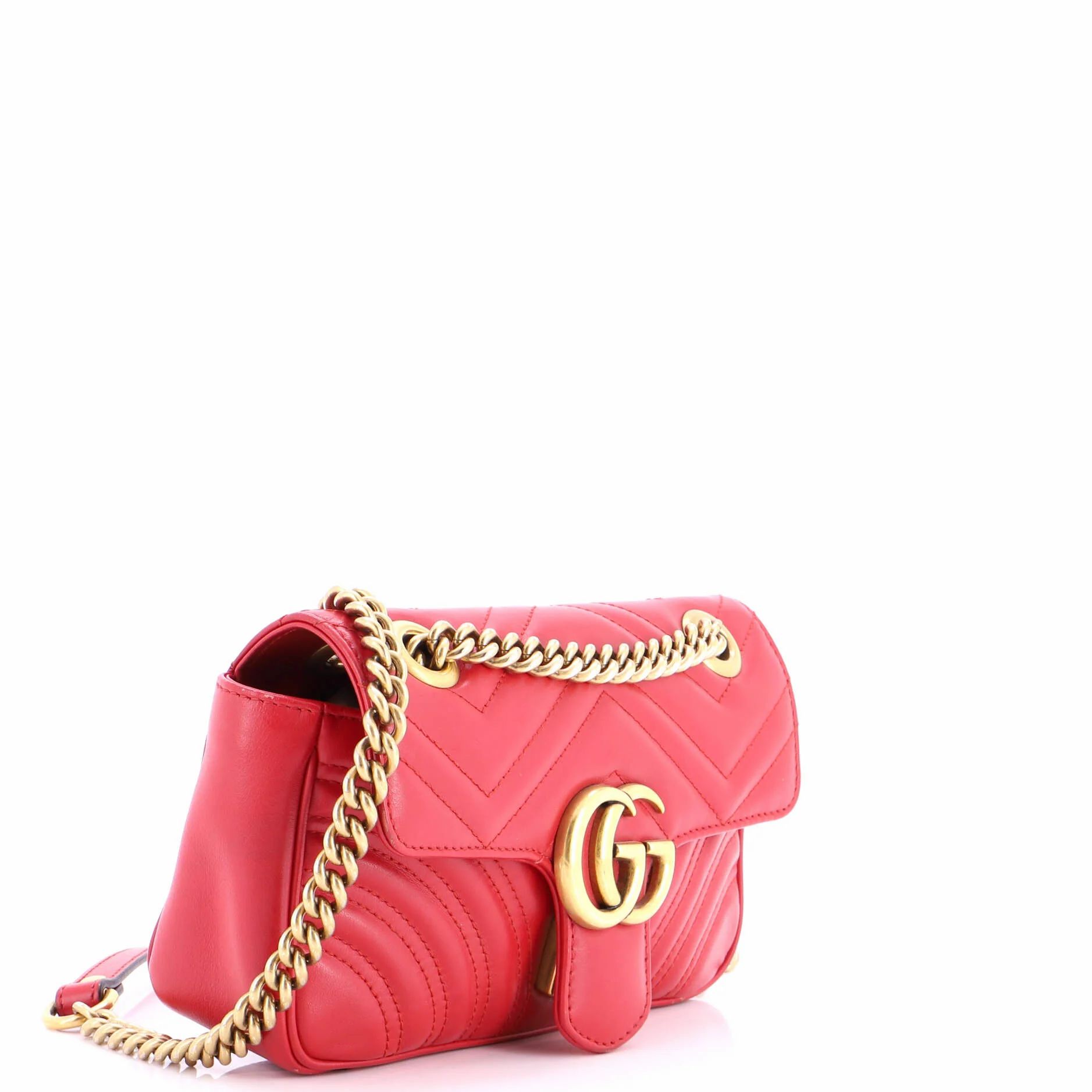 Gg Marmont Flap Bag Matelasse Leather Mini — view 2