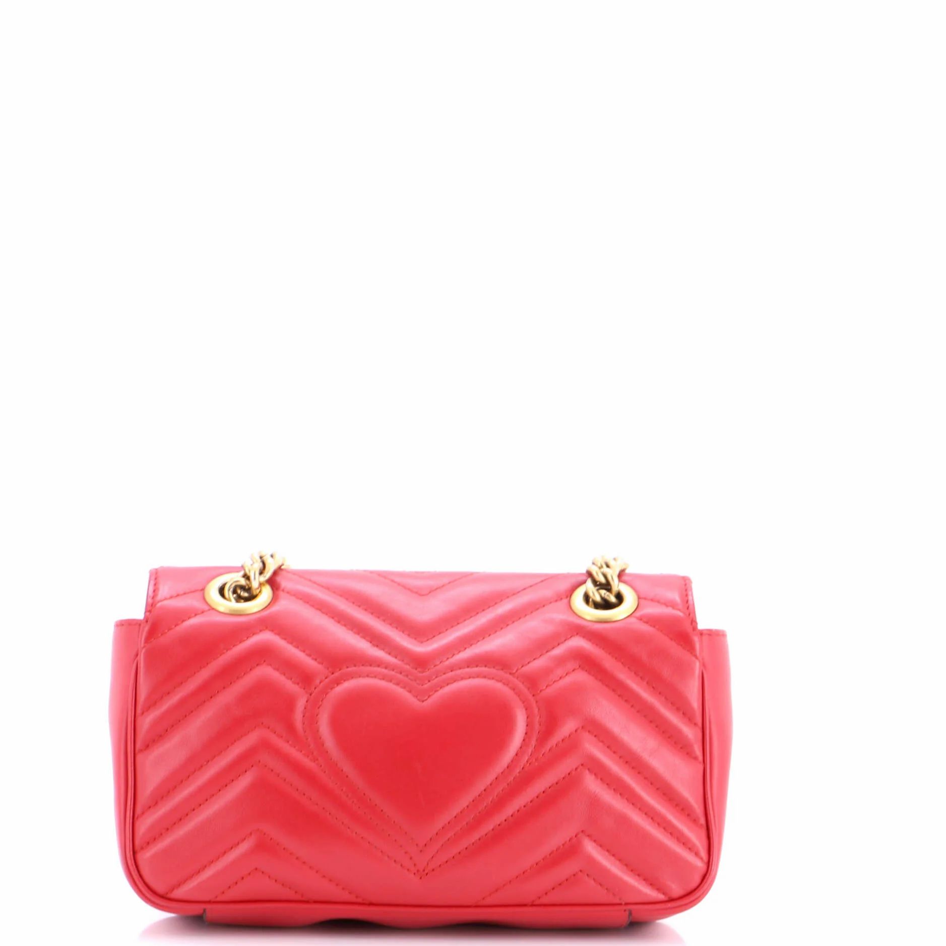 Gg Marmont Flap Bag Matelasse Leather Mini — view 3