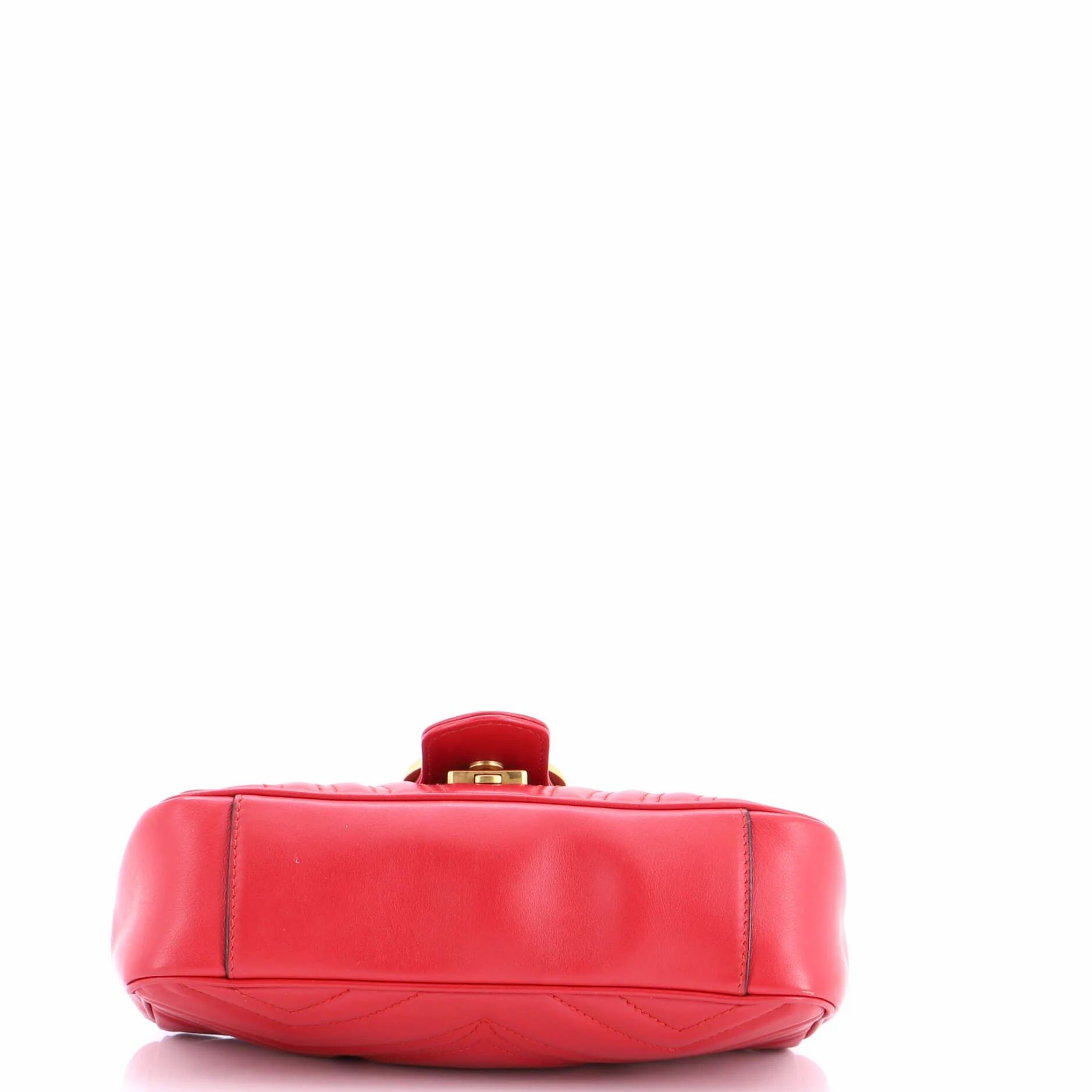 Gg Marmont Flap Bag Matelasse Leather Mini — view 4