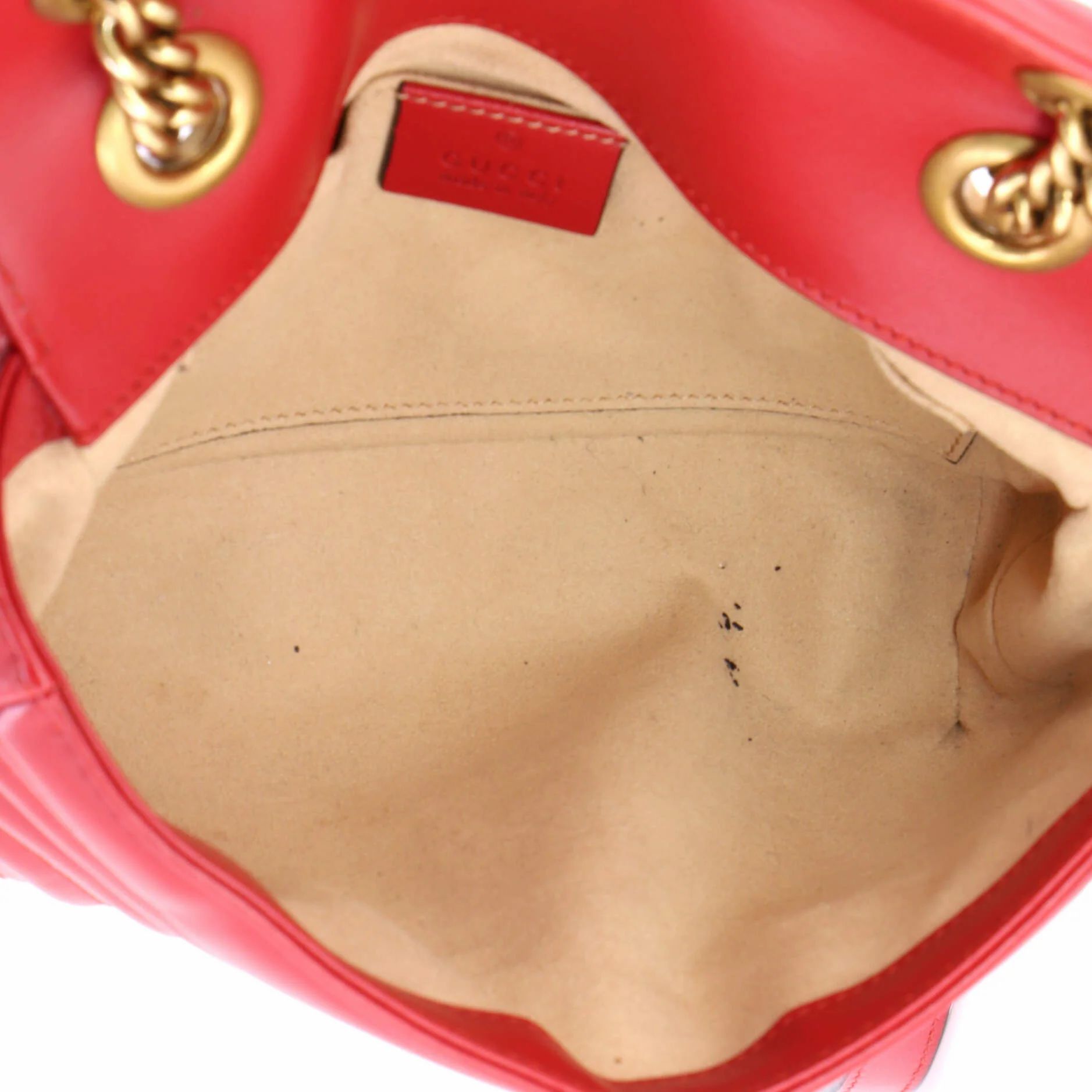 Gg Marmont Flap Bag Matelasse Leather Mini — view 5